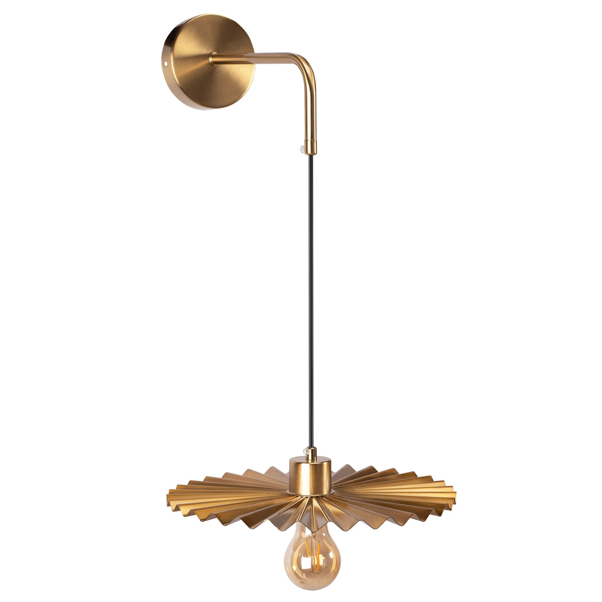 Sieninis šviestuvas Toolight Sieninė lempa APP1356-1W OLD GOLD 30 cm aprašymas - Prekės nuotrauka