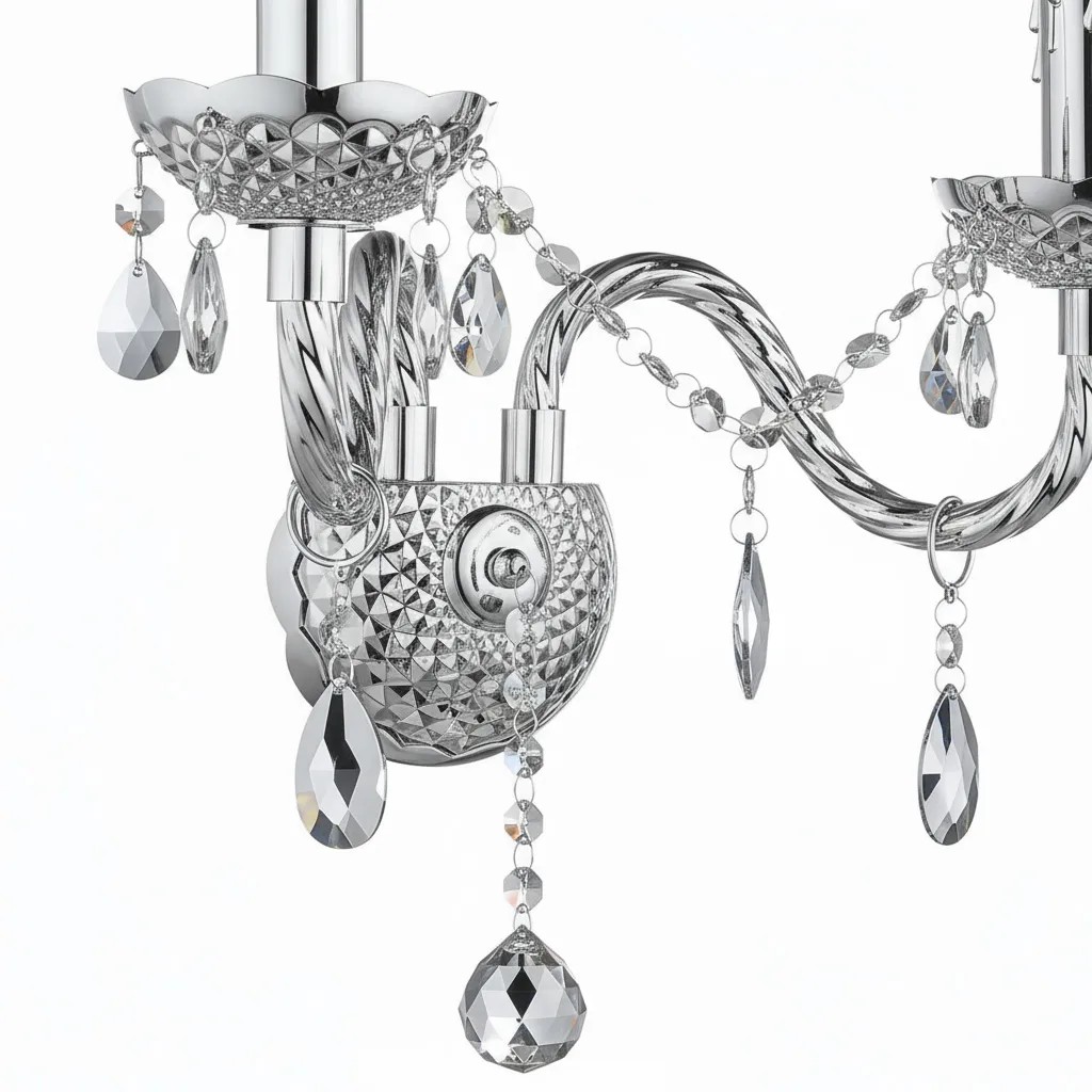 Sieninis šviestuvas Toolight Sieninė lempa EBT019-2W Chrome aprašymas - Prekės nuotrauka