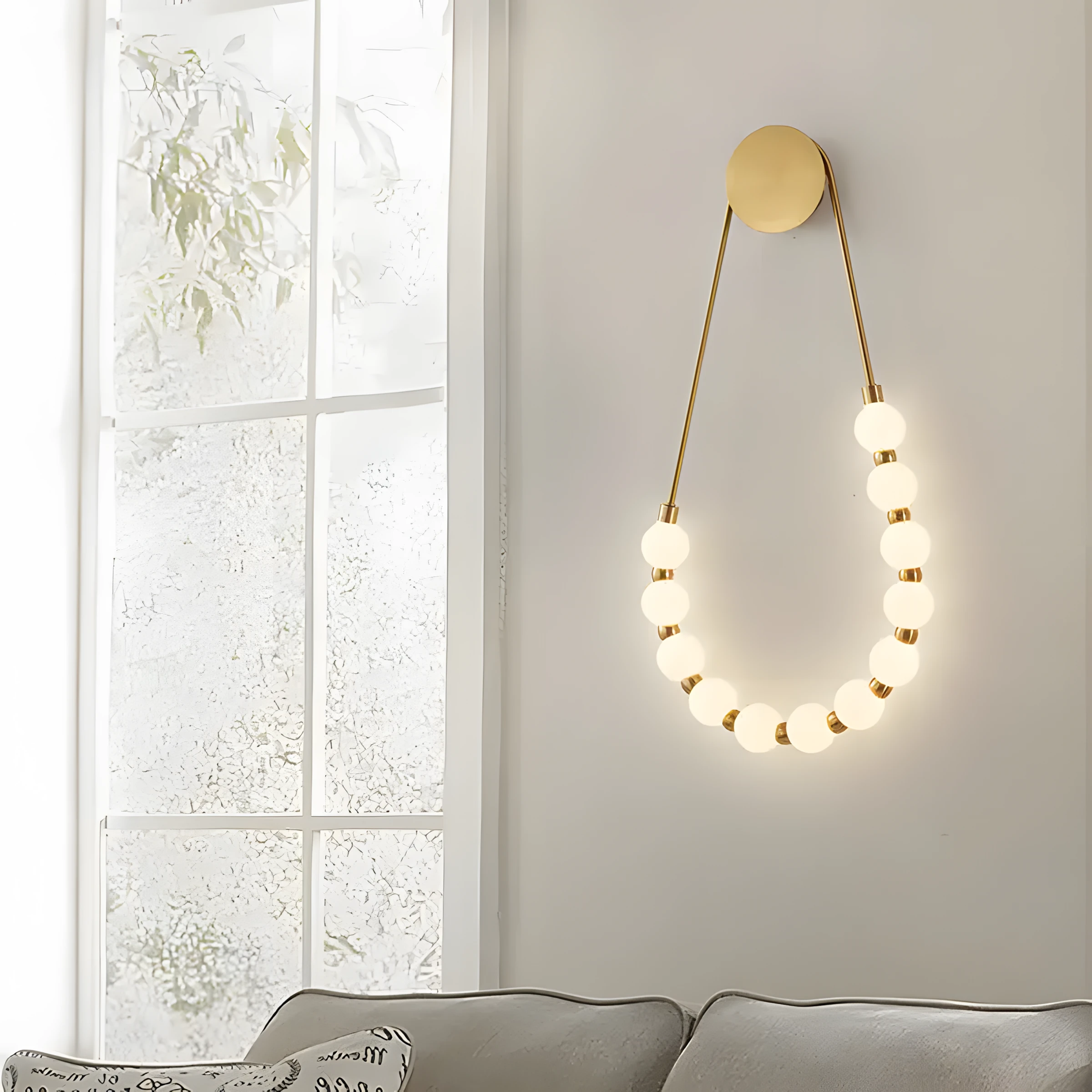 Pakabinamas šviestuvas Toolight Sieninė lempa G027-CP GOLD aprašymas - Prekės nuotrauka