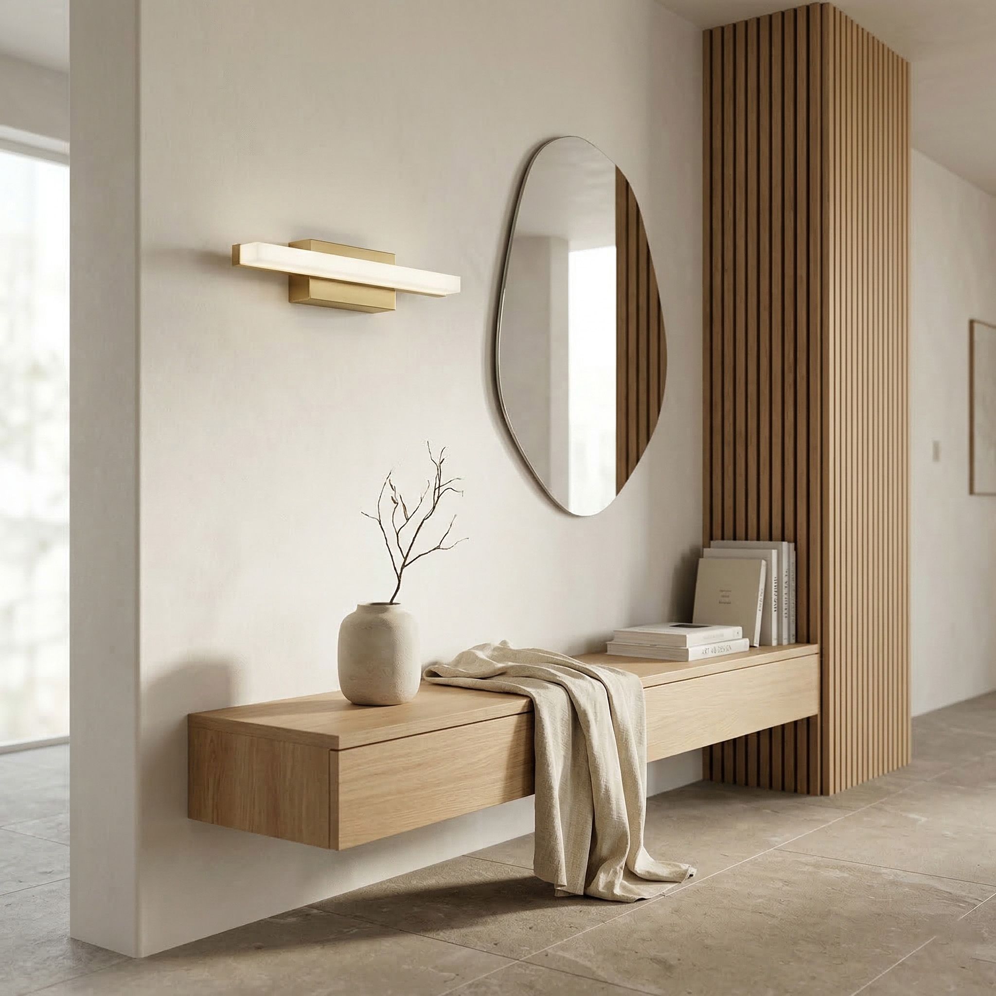 Sieninis šviestuvas Toolight Sieninė Lempa Led 42cm APP1851-1W Gold aprašymas - Prekės nuotrauka