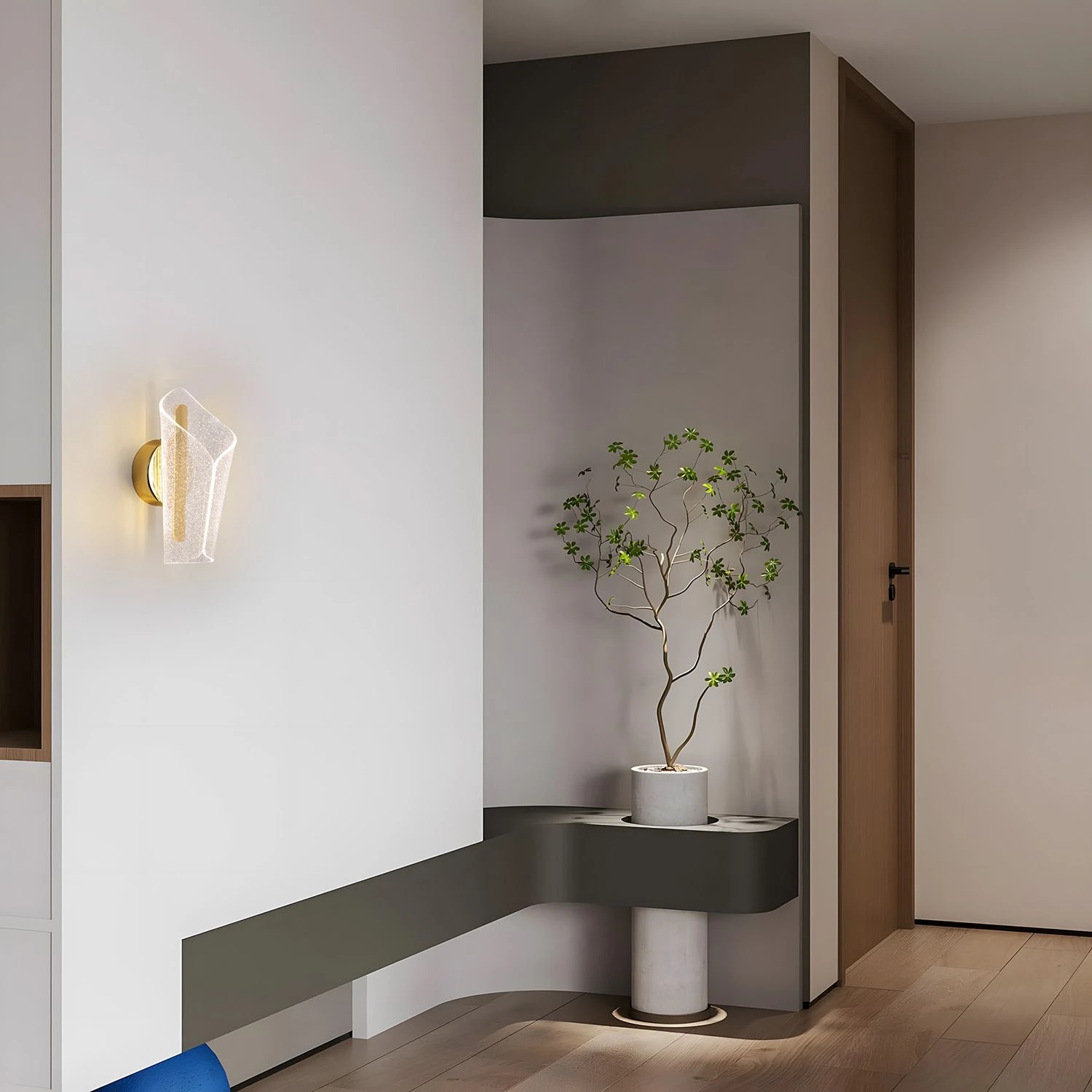 Pakabinamas šviestuvas Toolight Sieninė lempa LED G030-W GOLD aprašymas - Prekės nuotrauka