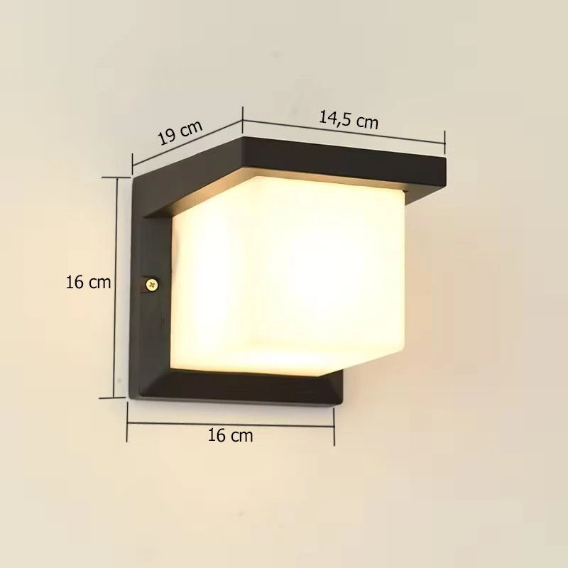 Sieninis šviestuvas Toolight Sieninė lempa RSL014-1W Juodas aprašymas - Prekės nuotrauka