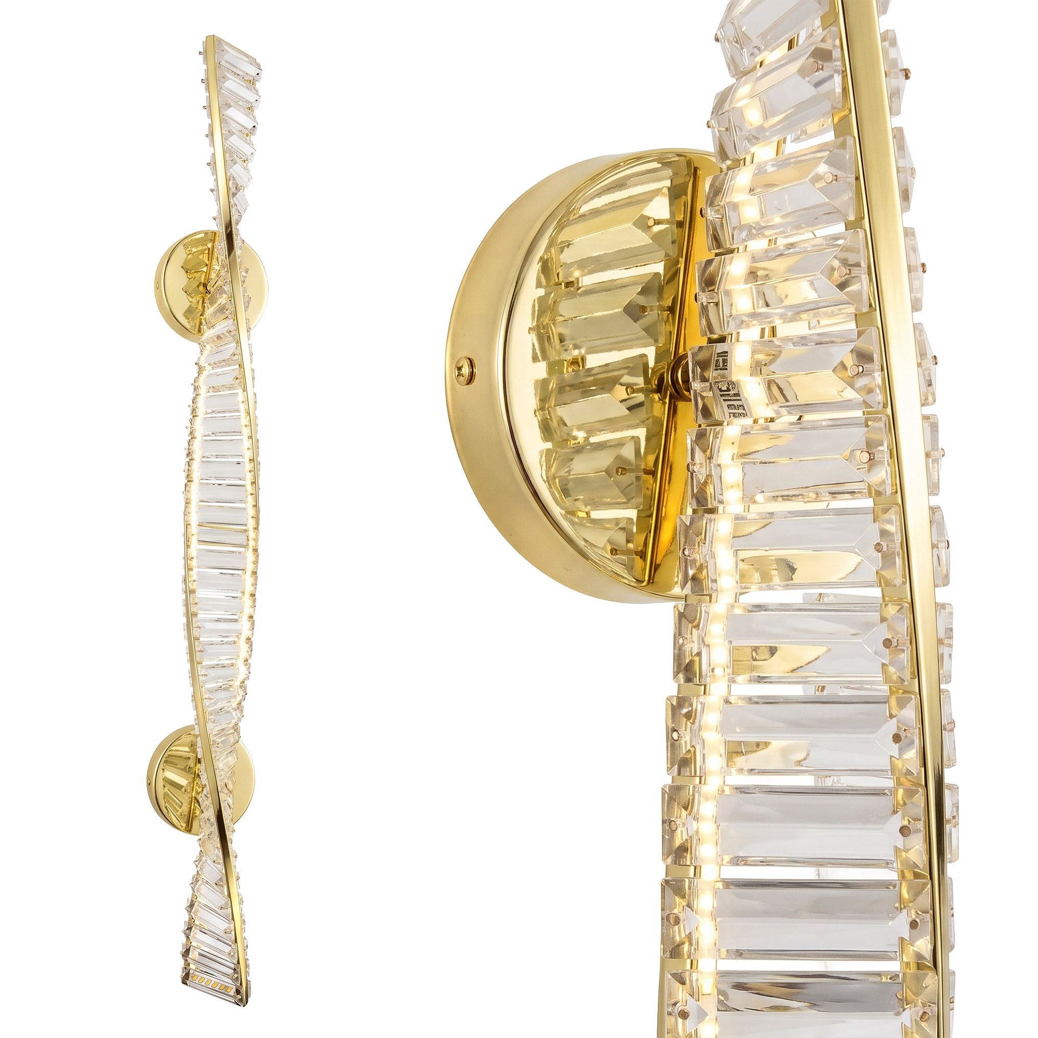 Sieninis šviestuvas Toolight Sieninis Led Šviestuvas App1952-w 100cm Gold aprašymas - Prekės nuotrauka