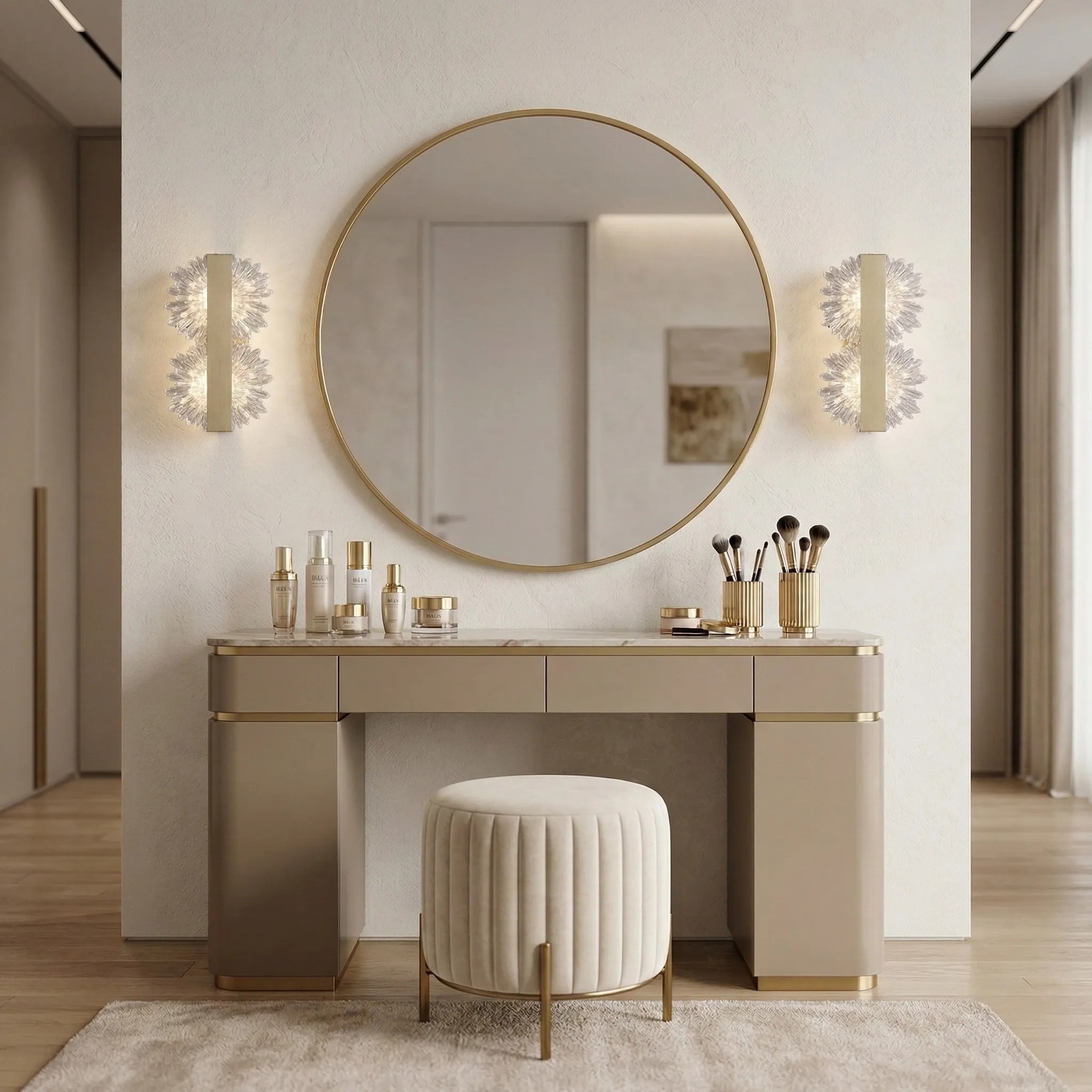 Sieninis šviestuvas Toolight SIENINIS LED ŠVIESTUVAS G147-2W GOLD BRUSH aprašymas - Prekės nuotrauka