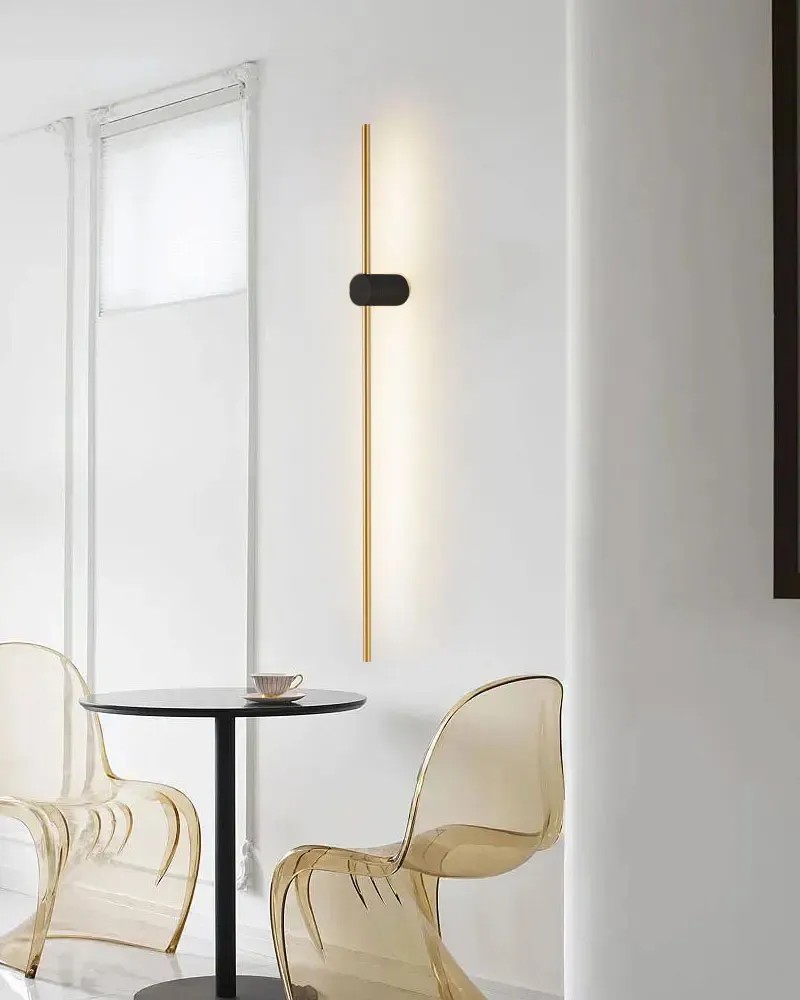 Toolight SIENINIS ŠVIESTUVAS LED LHJ062-W Juodas GOLD aprašymas - Prekės nuotrauka