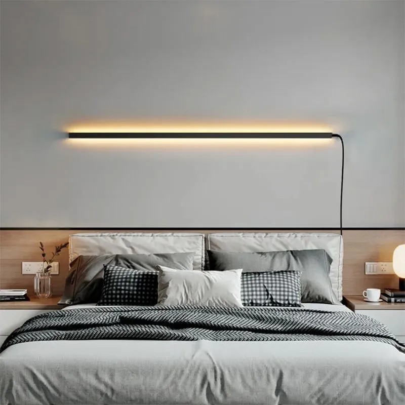 Toolight SIENINIS ŠVIESTUVAS LED LHJ066-W 150cm Juodas aprašymas - Prekės nuotrauka