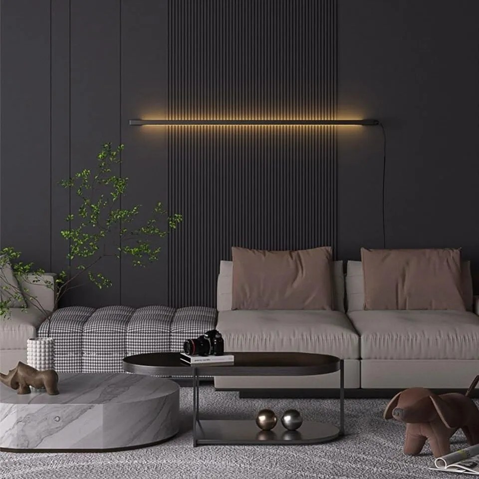 Toolight SIENINIS ŠVIESTUVAS LED LHJ066-W 150cm Juodas aprašymas - Prekės nuotrauka