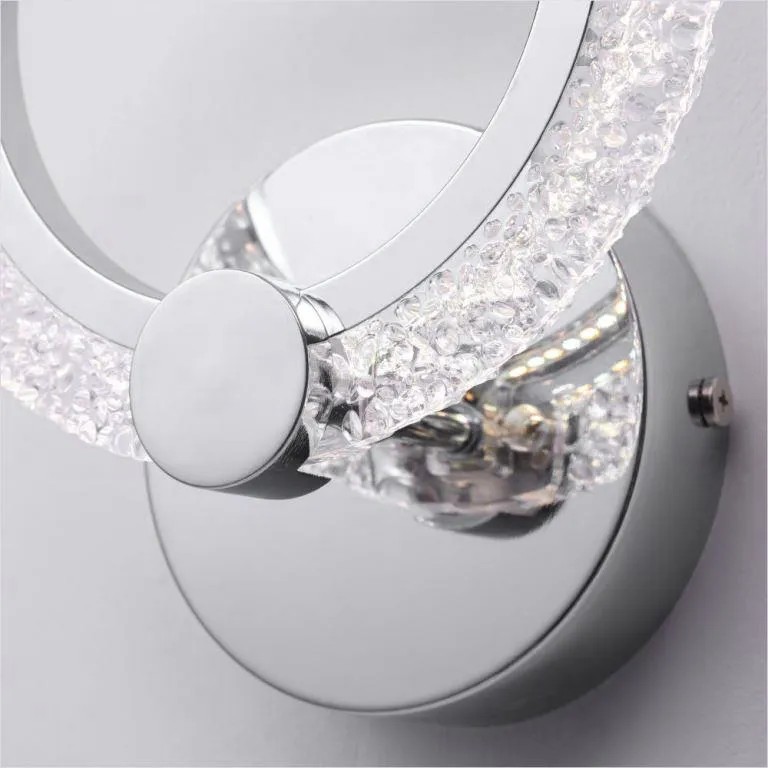 Toolight SIENINIS ŠVIESTUVAS LED LHJ067-W CHROME aprašymas - Prekės nuotrauka