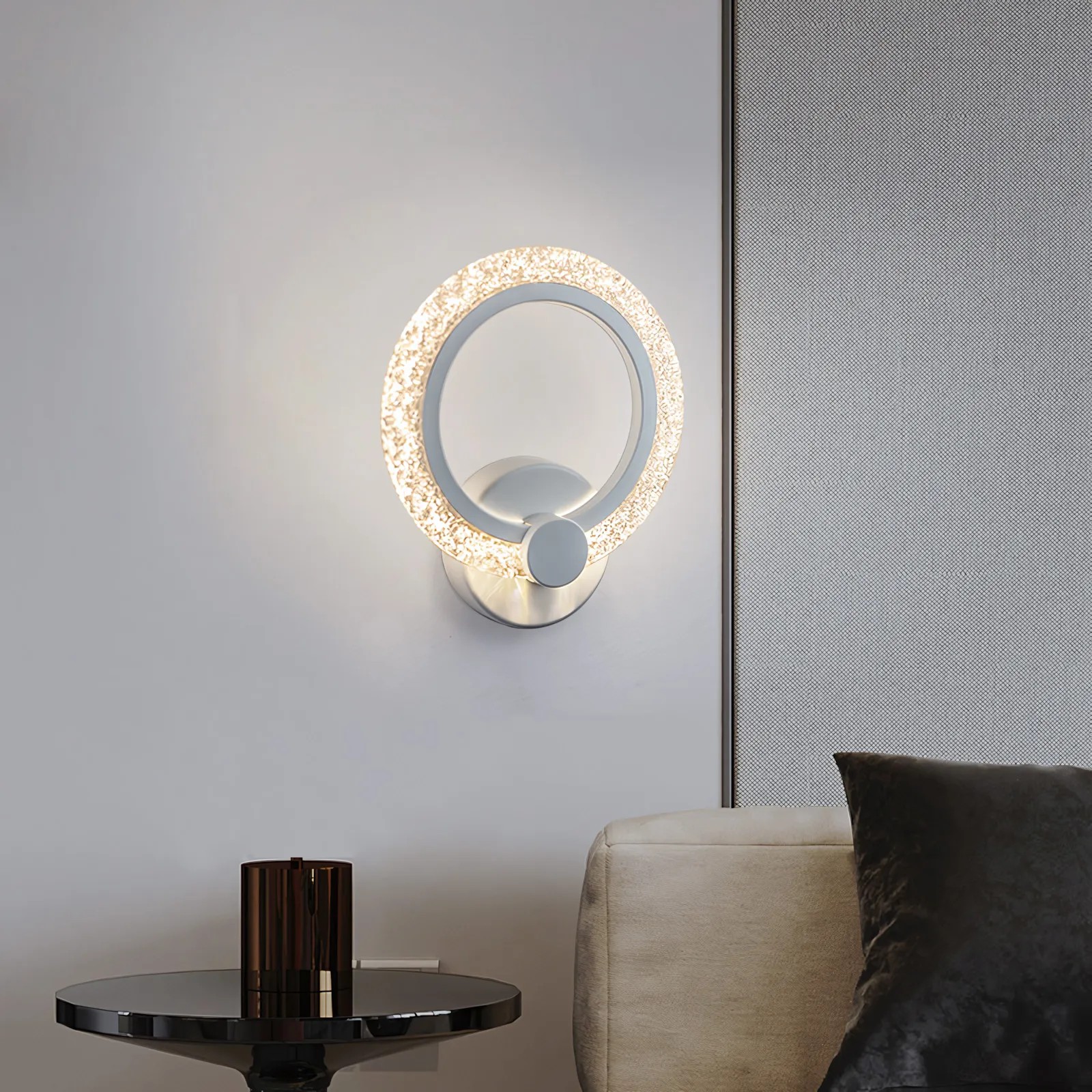 Toolight SIENINIS ŠVIESTUVAS LED LHJ067-W CHROME aprašymas - Prekės nuotrauka