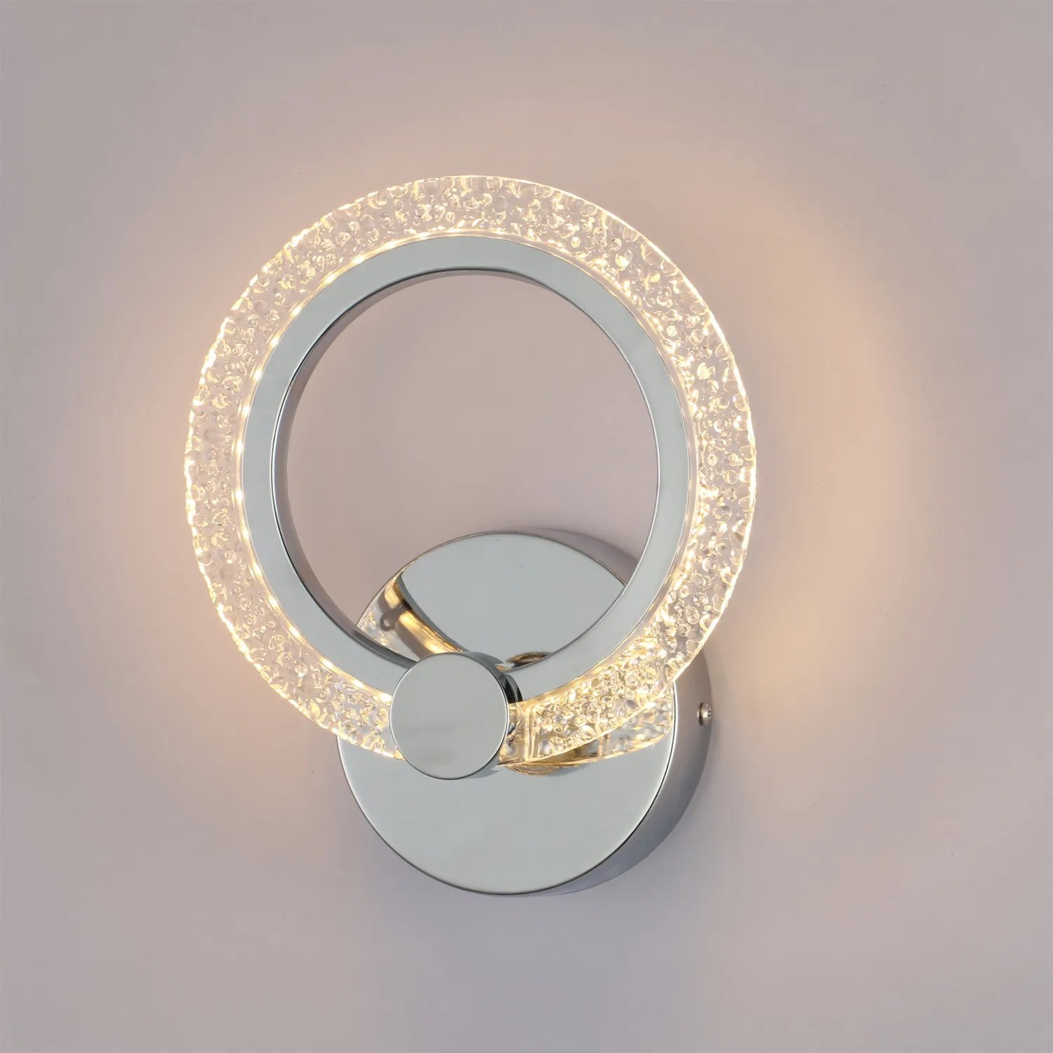Toolight SIENINIS ŠVIESTUVAS LED LHJ067-W CHROME aprašymas - Prekės nuotrauka