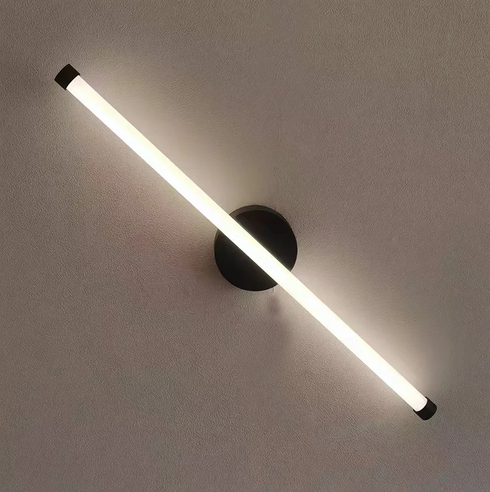 Toolight SIENINIS ŠVIESTUVAS LED LHJ069-W Juodas aprašymas - Prekės nuotrauka