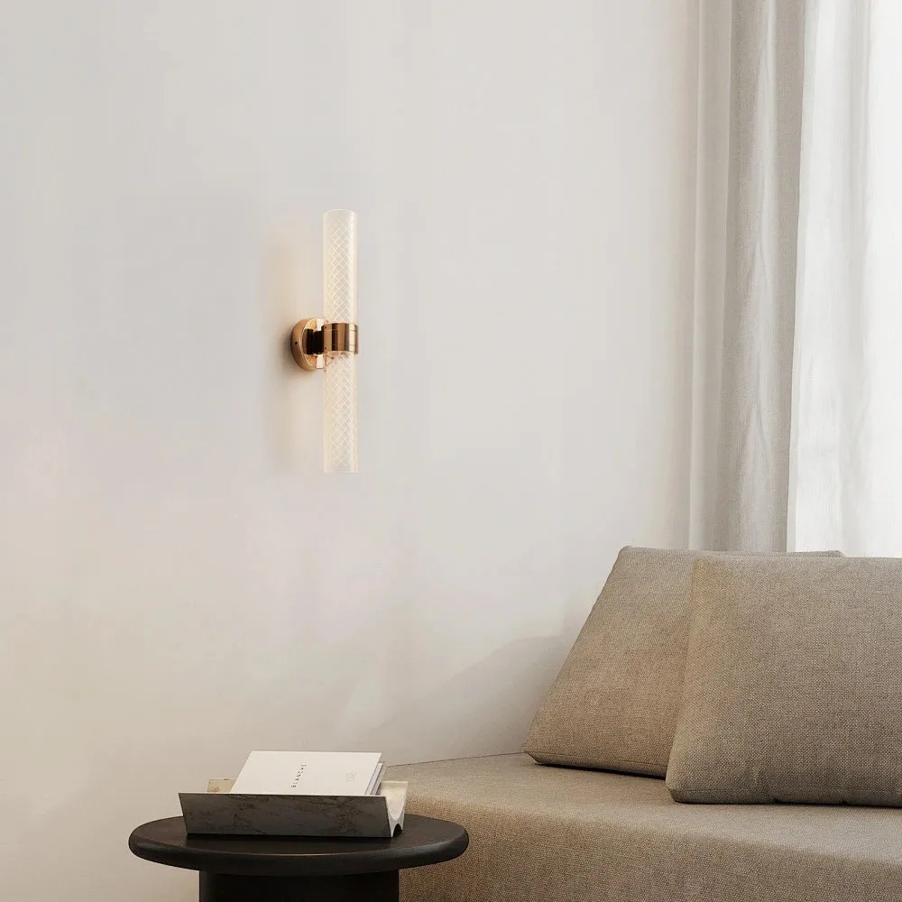 Toolight SIENINIS ŠVIESTUVAS LED LHJ070-W GOLD aprašymas - Prekės nuotrauka