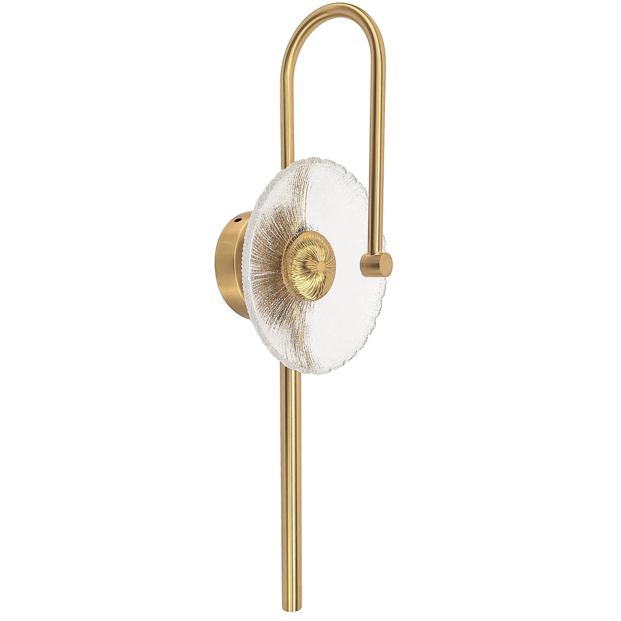 Toolight SIENINIS ŠVIESTUVAS LED LHJ072-W BRUSH GOLD aprašymas - Prekės nuotrauka