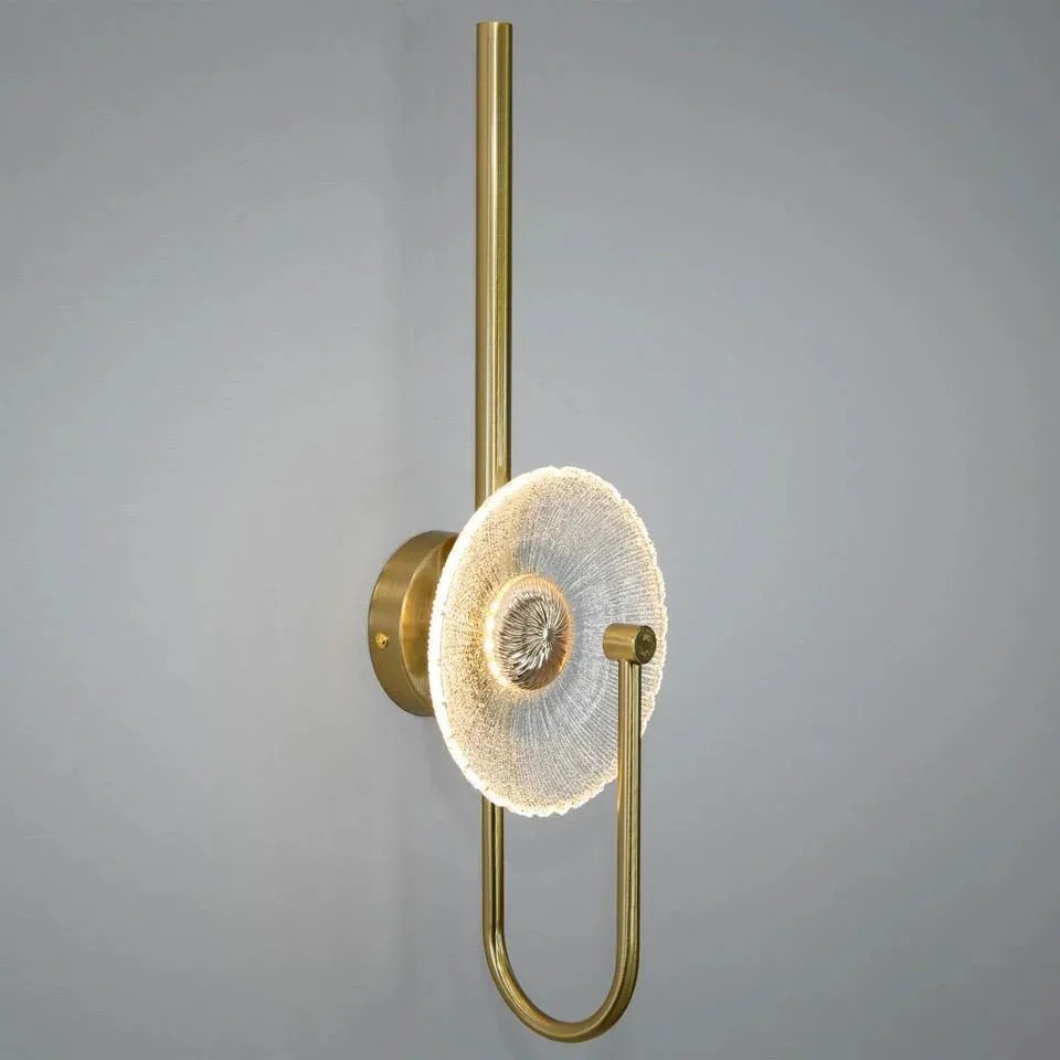 Toolight SIENINIS ŠVIESTUVAS LED LHJ072-W BRUSH GOLD aprašymas - Prekės nuotrauka