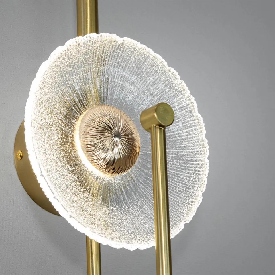 Toolight SIENINIS ŠVIESTUVAS LED LHJ072-W BRUSH GOLD aprašymas - Prekės nuotrauka