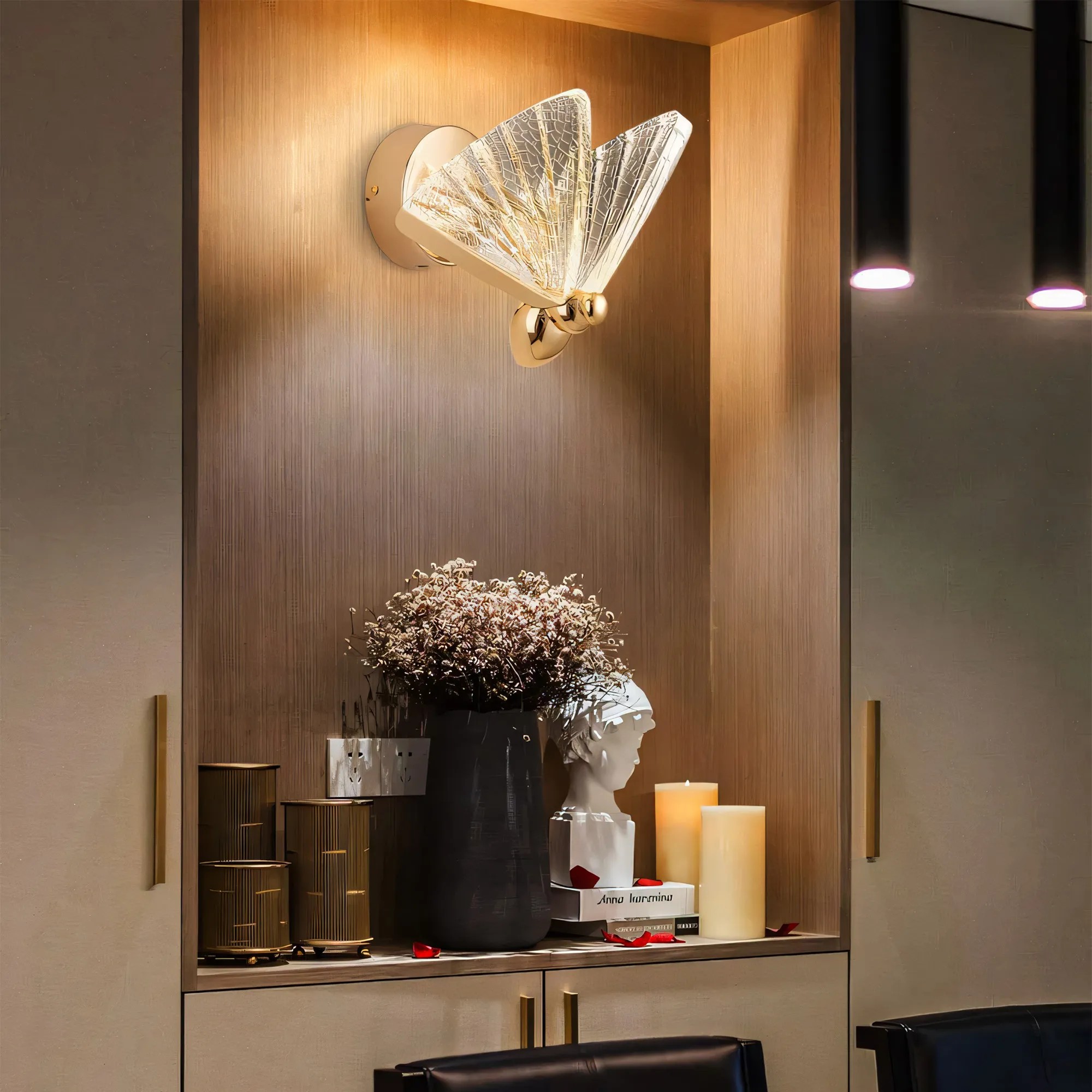 Toolight SIENINIS ŠVIESTUVAS LED LHJ104-1W LIGHT ROSE GOLD aprašymas - Prekės nuotrauka