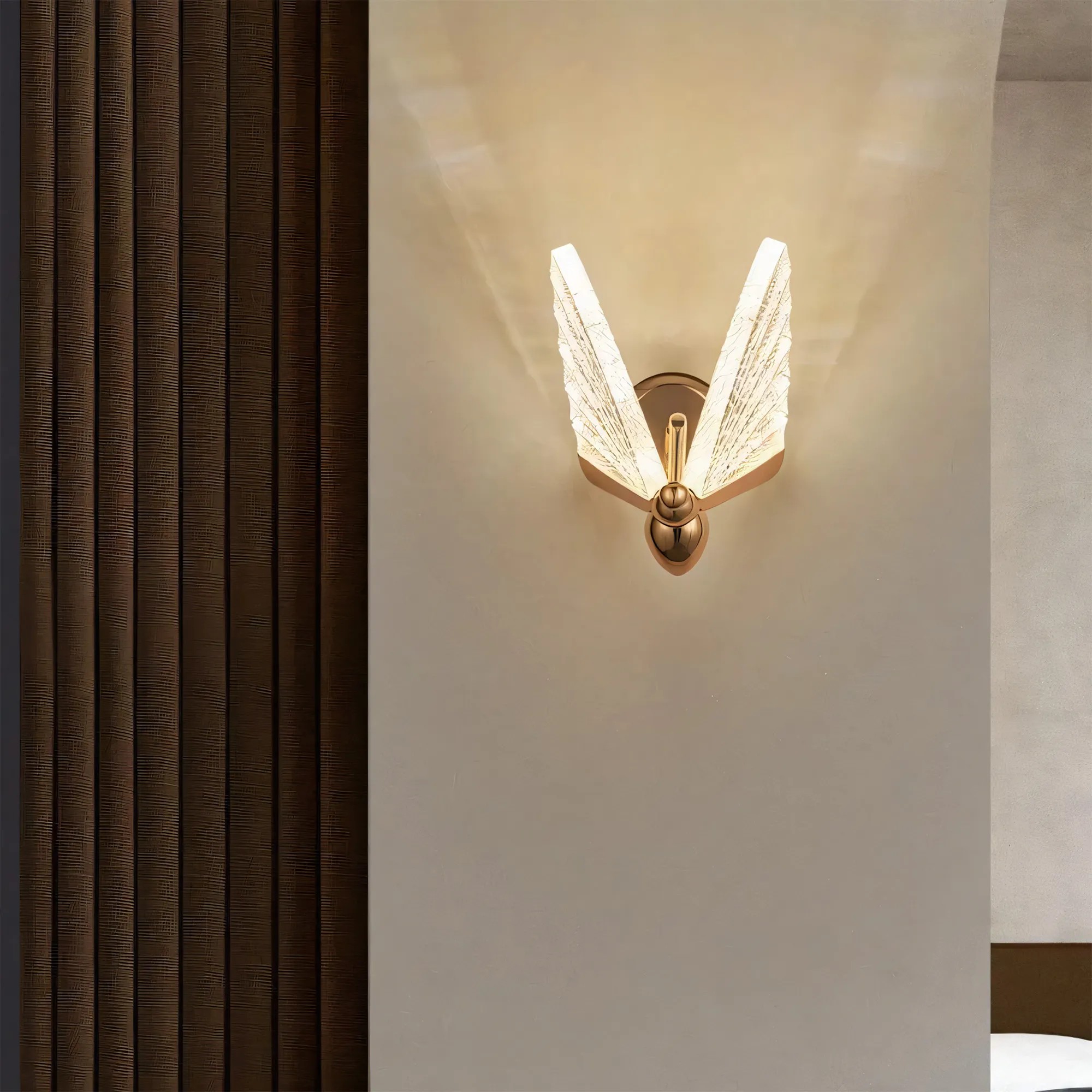 Toolight SIENINIS ŠVIESTUVAS LED LHJ104-1W LIGHT ROSE GOLD aprašymas - Prekės nuotrauka