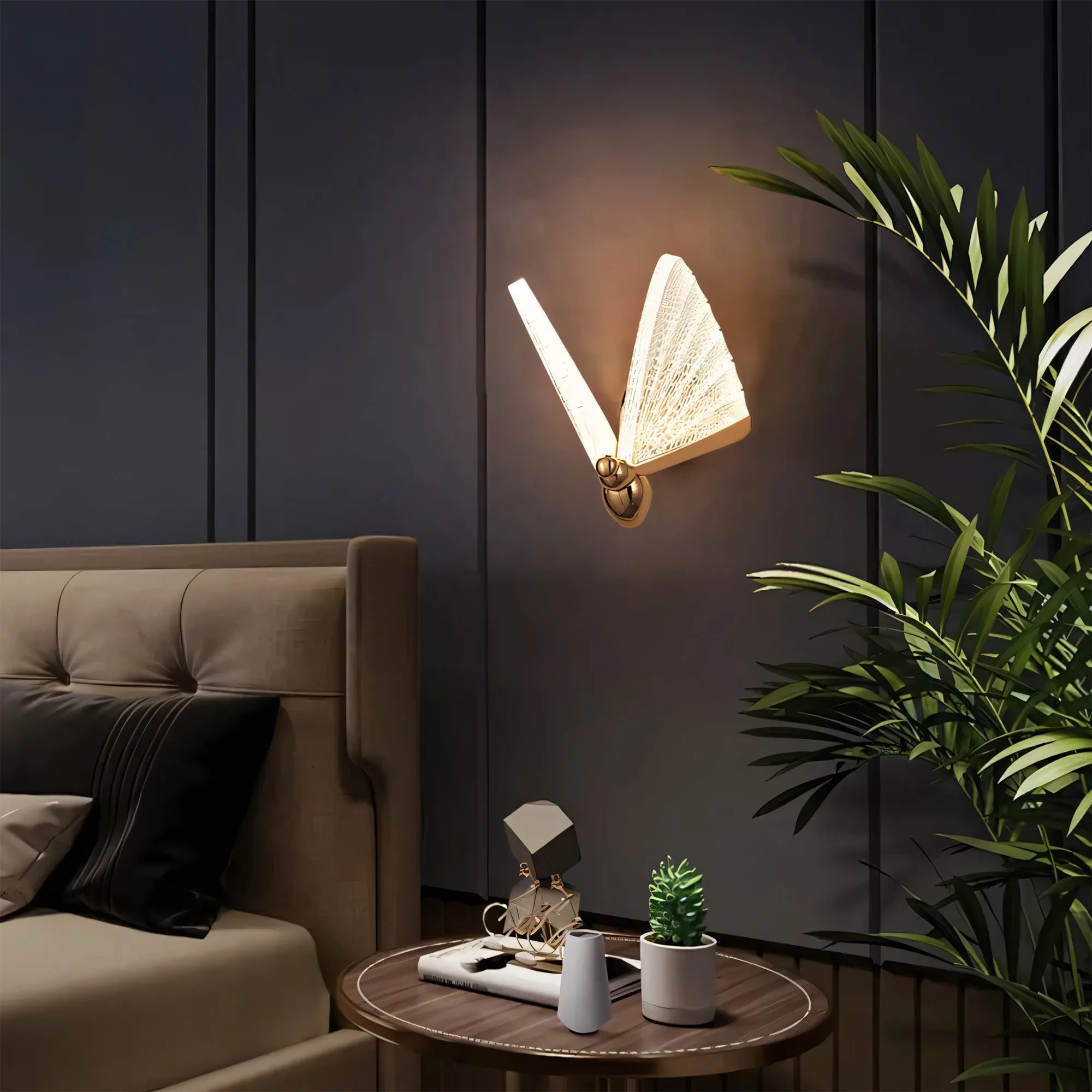 Toolight SIENINIS ŠVIESTUVAS LED LHJ104-1W LIGHT ROSE GOLD aprašymas - Prekės nuotrauka