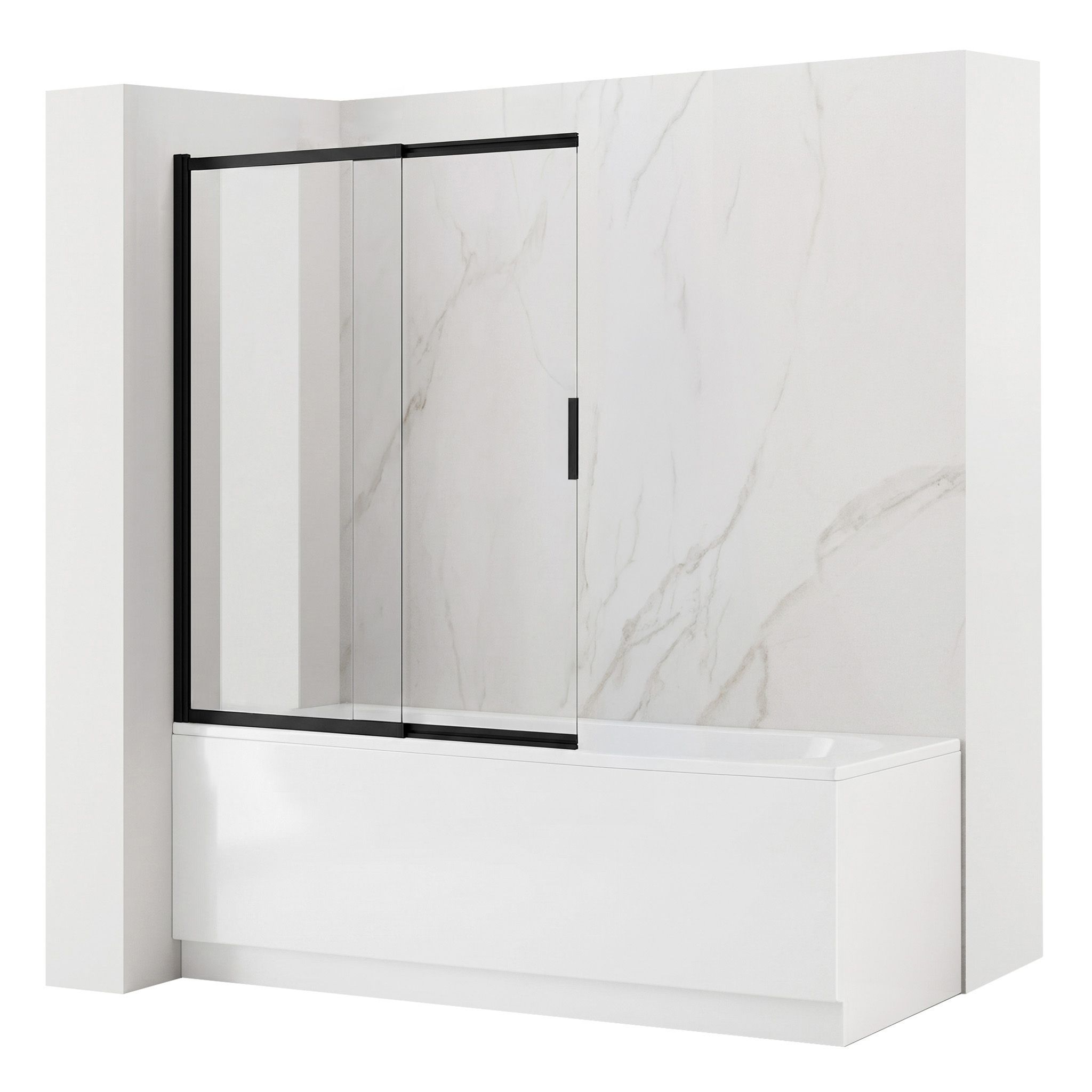 Slankiojanti Vonios Sienelė Rea Dario Juodas 80 aprašymas - Prekės nuotrauka