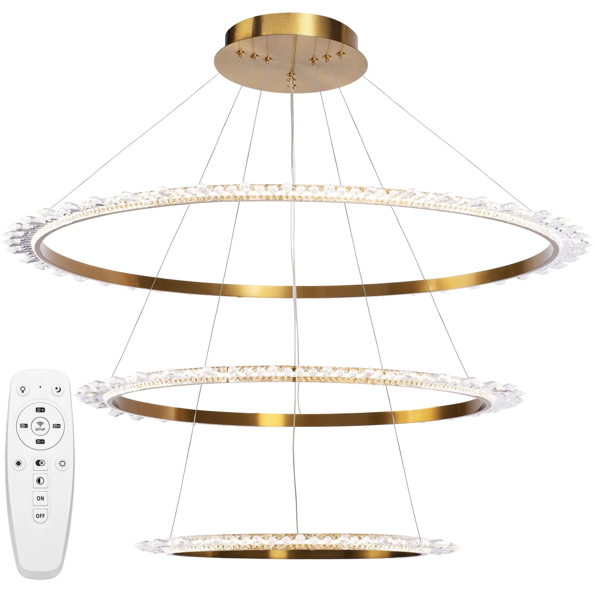 Lubinis šviestuvas Toolight Šviestuvas APP1609-3C GOLD aprašymas - Prekės nuotrauka