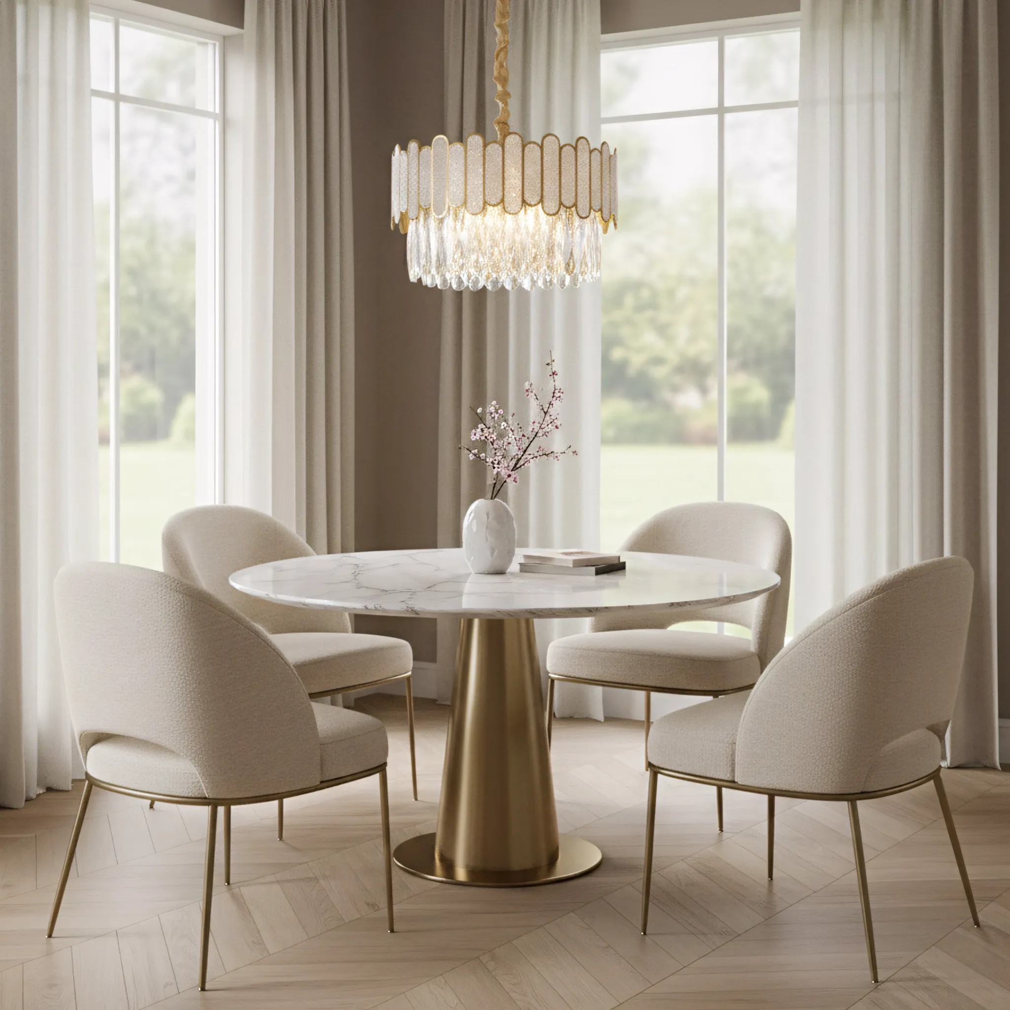 Pakabinamas šviestuvas Toolight Šviestuvas APP1746-4CP 40 cm Gold aprašymas - Prekės nuotrauka