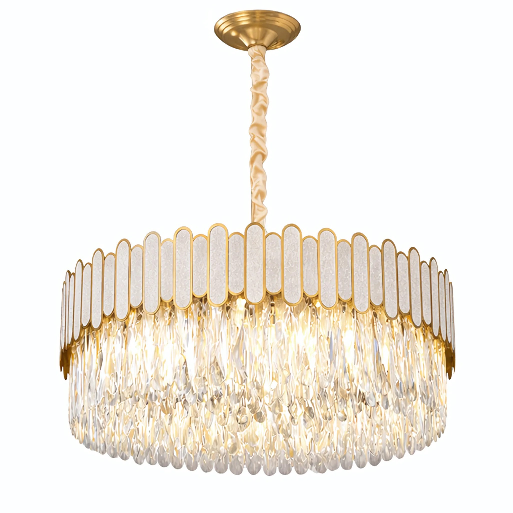 Pakabinamas šviestuvas Toolight Šviestuvas APP1747-8CP 60 cm Gold aprašymas - Prekės nuotrauka