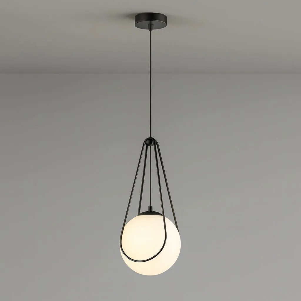 Pakabinamas šviestuvas Toolight Šviestuvas APP1792-1CP 20cm Juodas aprašymas - Prekės nuotrauka