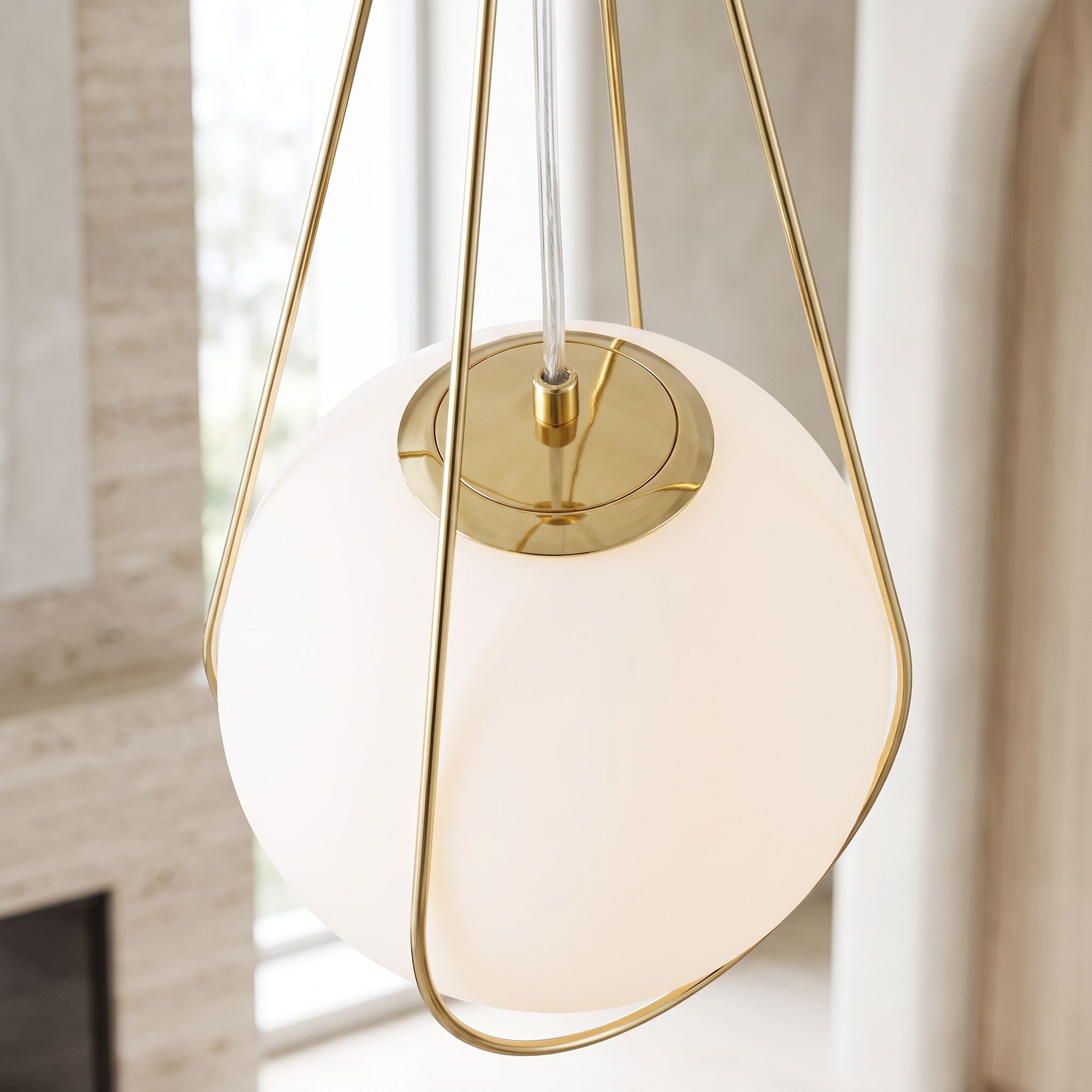 Pakabinamas šviestuvas Toolight Šviestuvas APP1793-1CP 20cm Gold aprašymas - Prekės nuotrauka