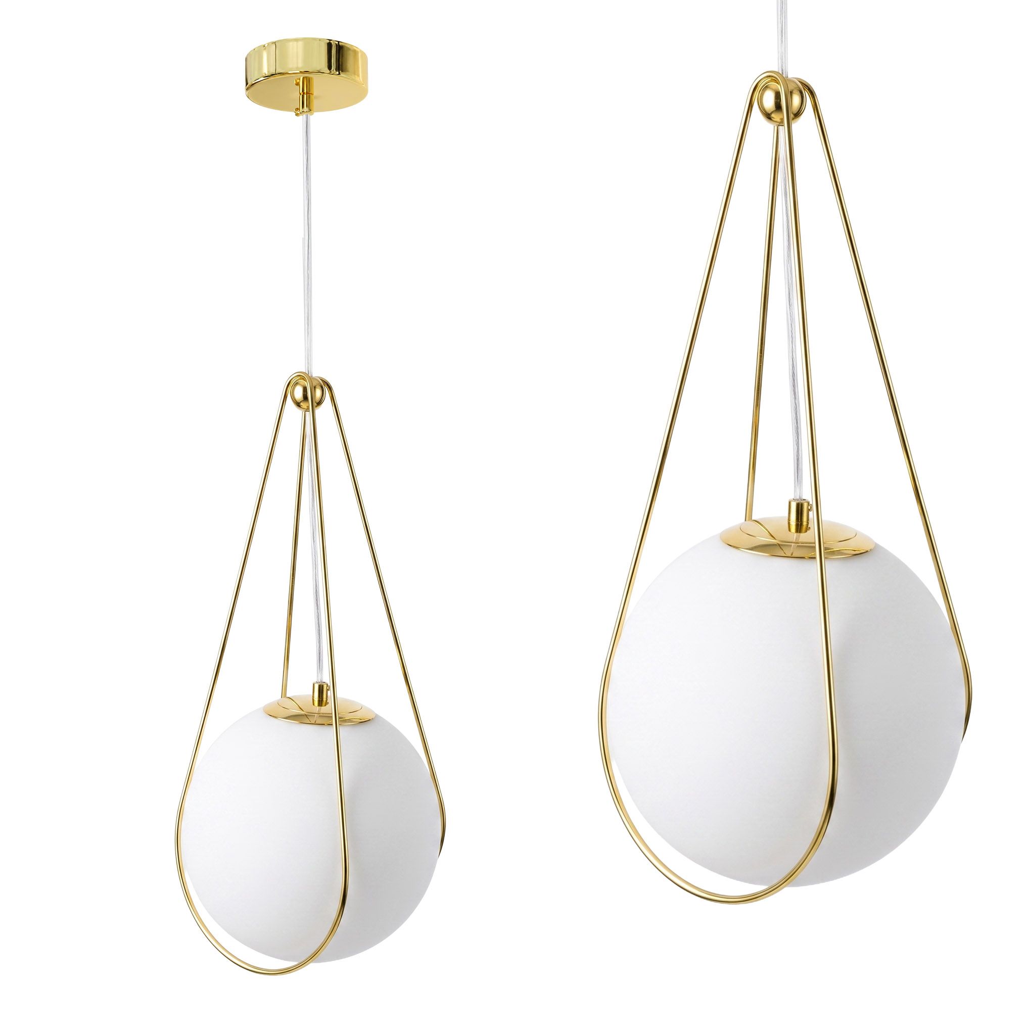 Pakabinamas šviestuvas Toolight Šviestuvas APP1793-1CP 20cm Gold aprašymas - Prekės nuotrauka