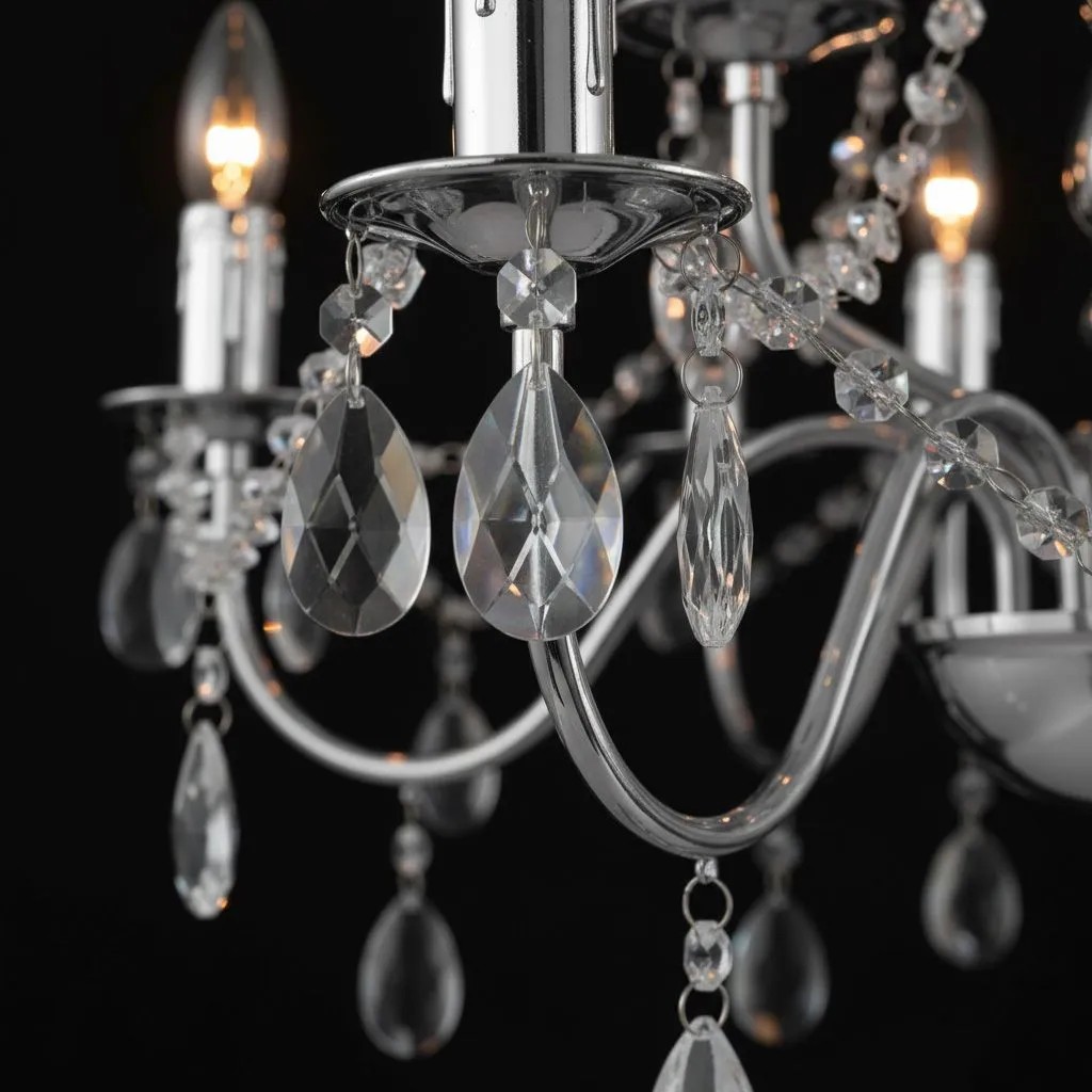 Pakabinamas šviestuvas Toolight Šviestuvas EBT014-5CP CHROME aprašymas - Prekės nuotrauka