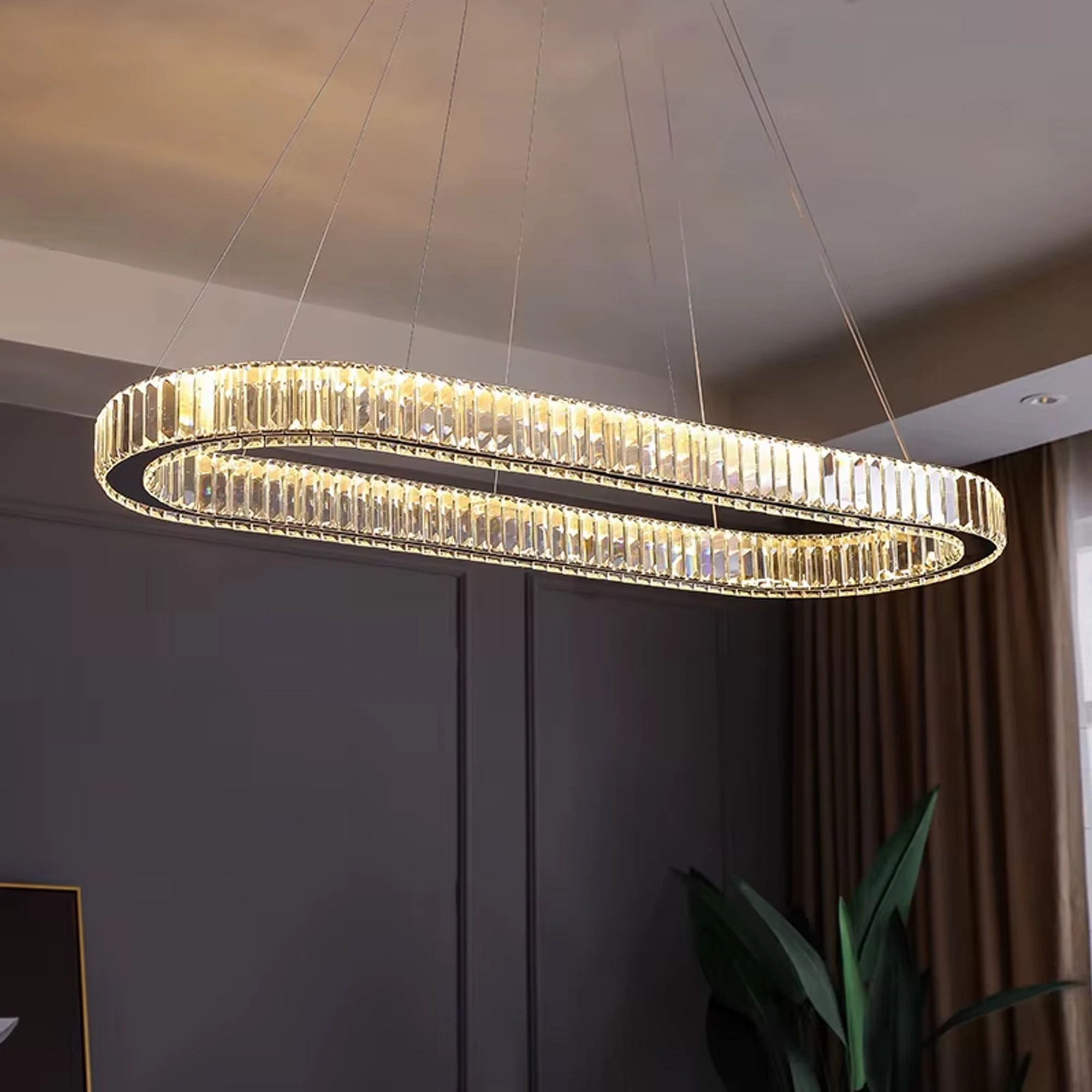 Pakabinamas šviestuvas Toolight Šviestuvas LED APP1508-CP BRUSH GOLD aprašymas - Prekės nuotrauka