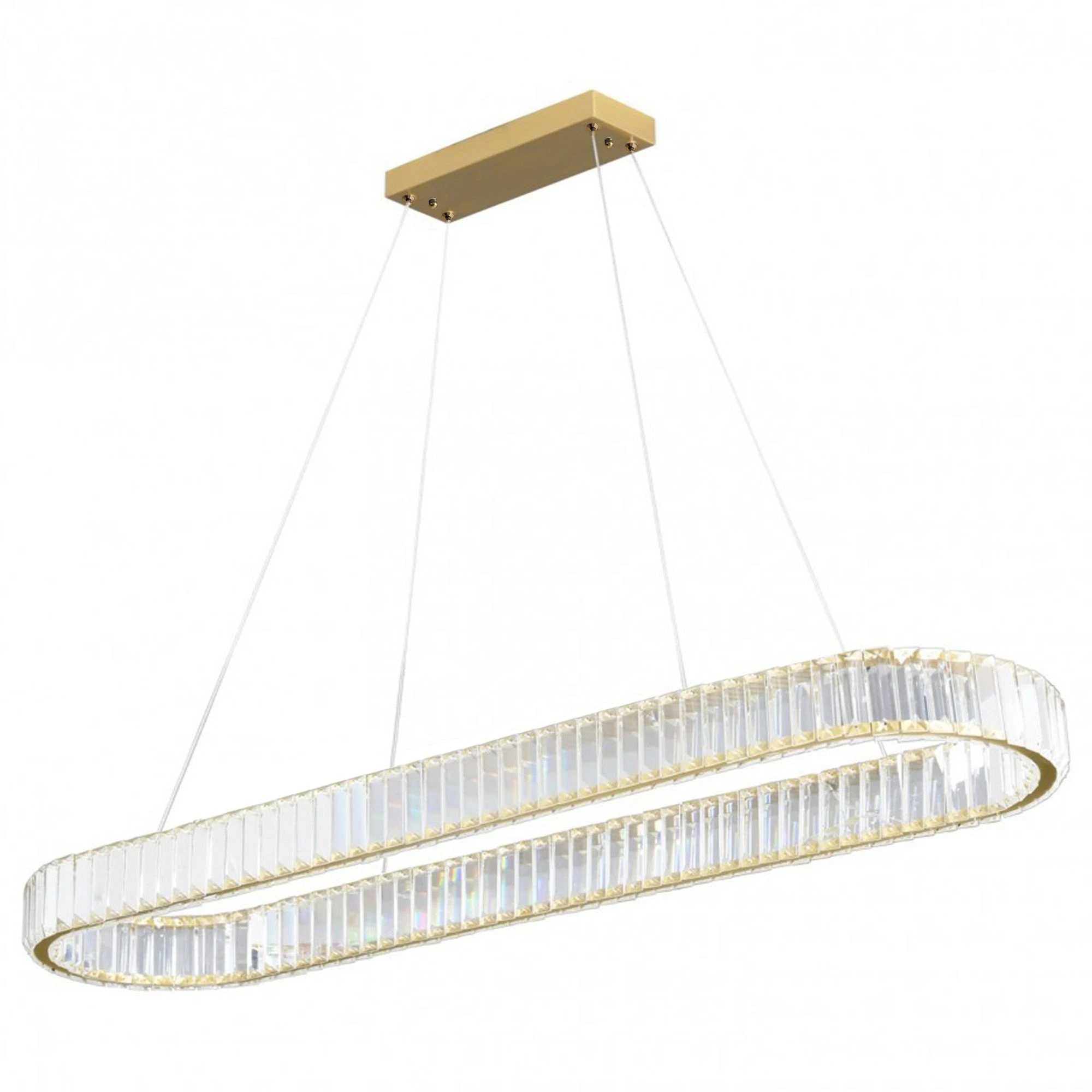 Pakabinamas šviestuvas Toolight Šviestuvas LED APP1508-CP BRUSH GOLD aprašymas - Prekės nuotrauka