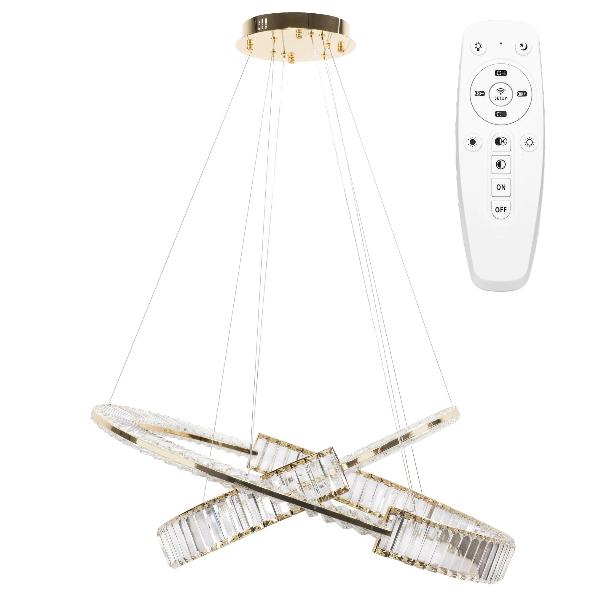 Pakabinamas šviestuvas Toolight Šviestuvas LED APP1524-CP60/80 GOLD aprašymas - Prekės nuotrauka