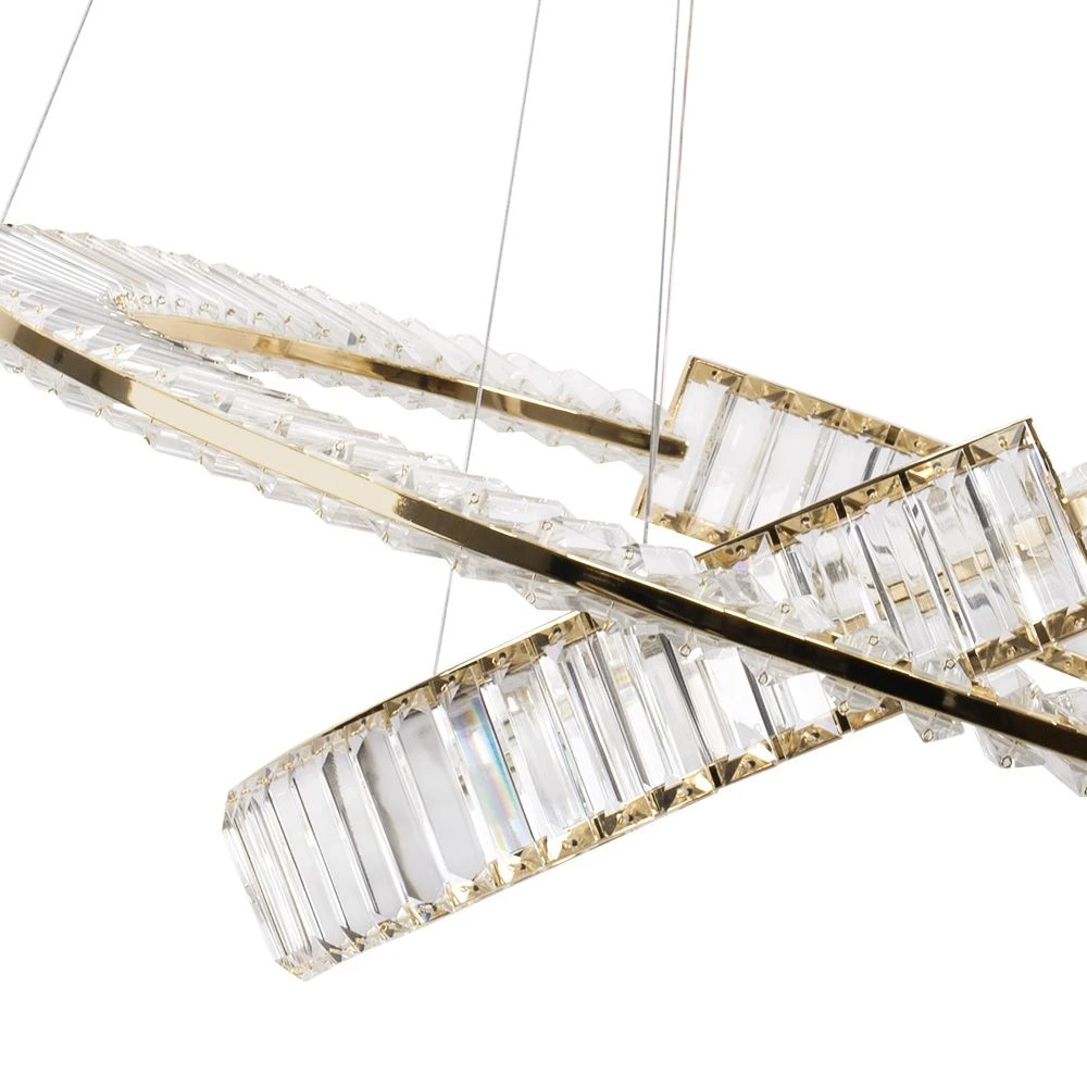 Pakabinamas šviestuvas Toolight Šviestuvas LED APP1524-CP60/80 GOLD aprašymas - Prekės nuotrauka