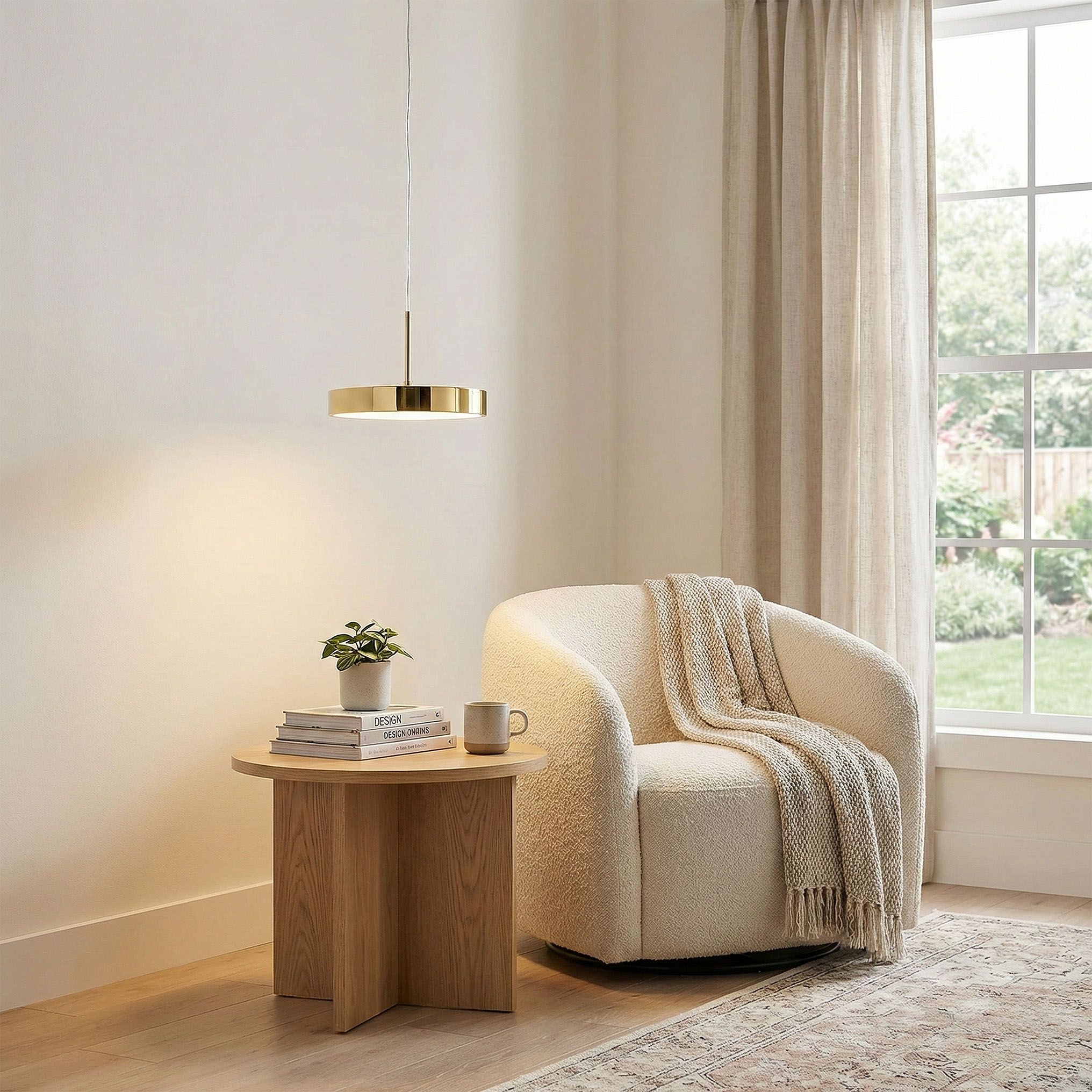 Pakabinamas šviestuvas Toolight šviestuvas LED APP1686-1CP 30CM GOLD aprašymas - Prekės nuotrauka