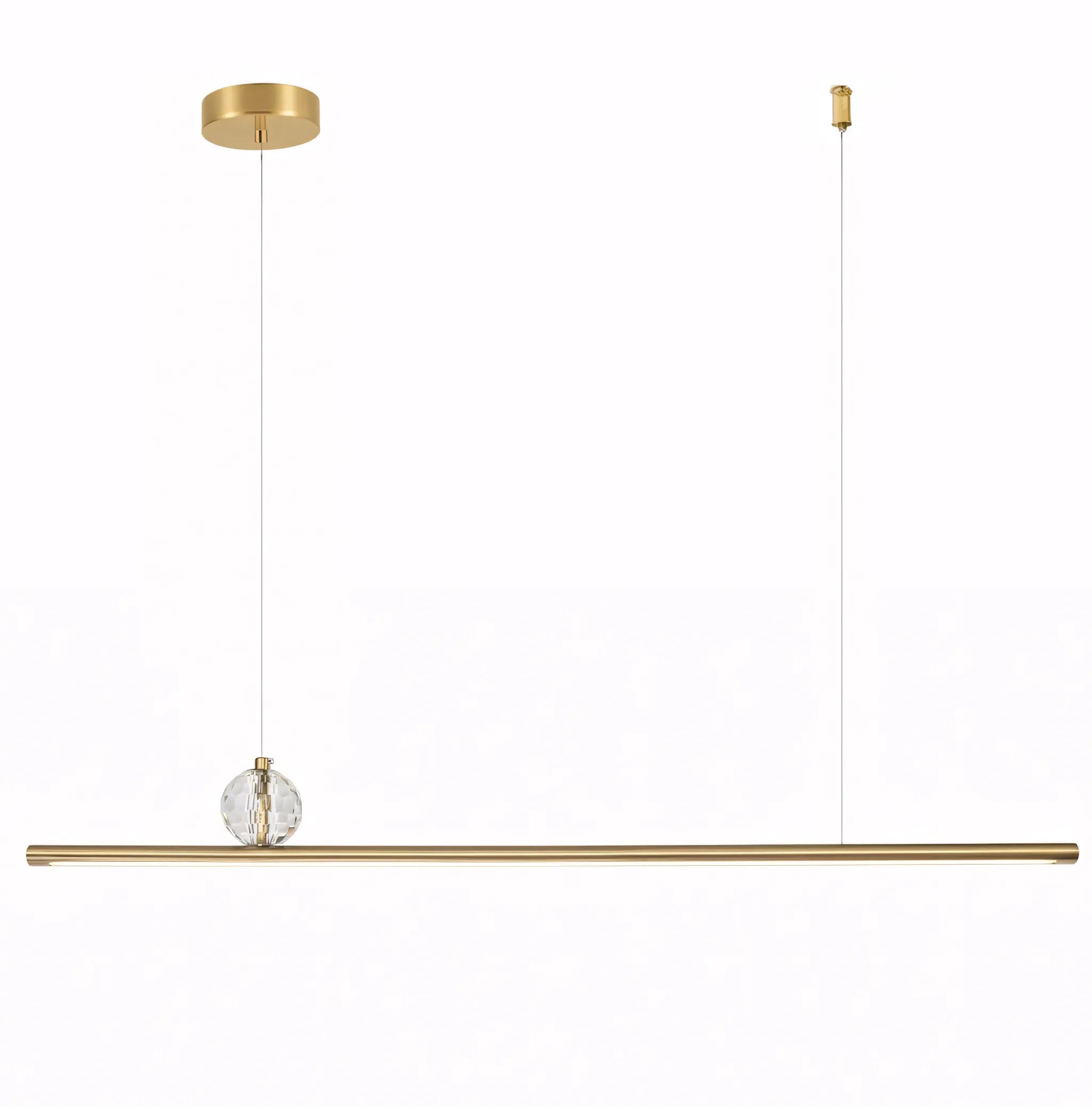 Pakabinamas šviestuvas Toolight Šviestuvas LED APP1694-CP 120 cm Gold aprašymas - Prekės nuotrauka