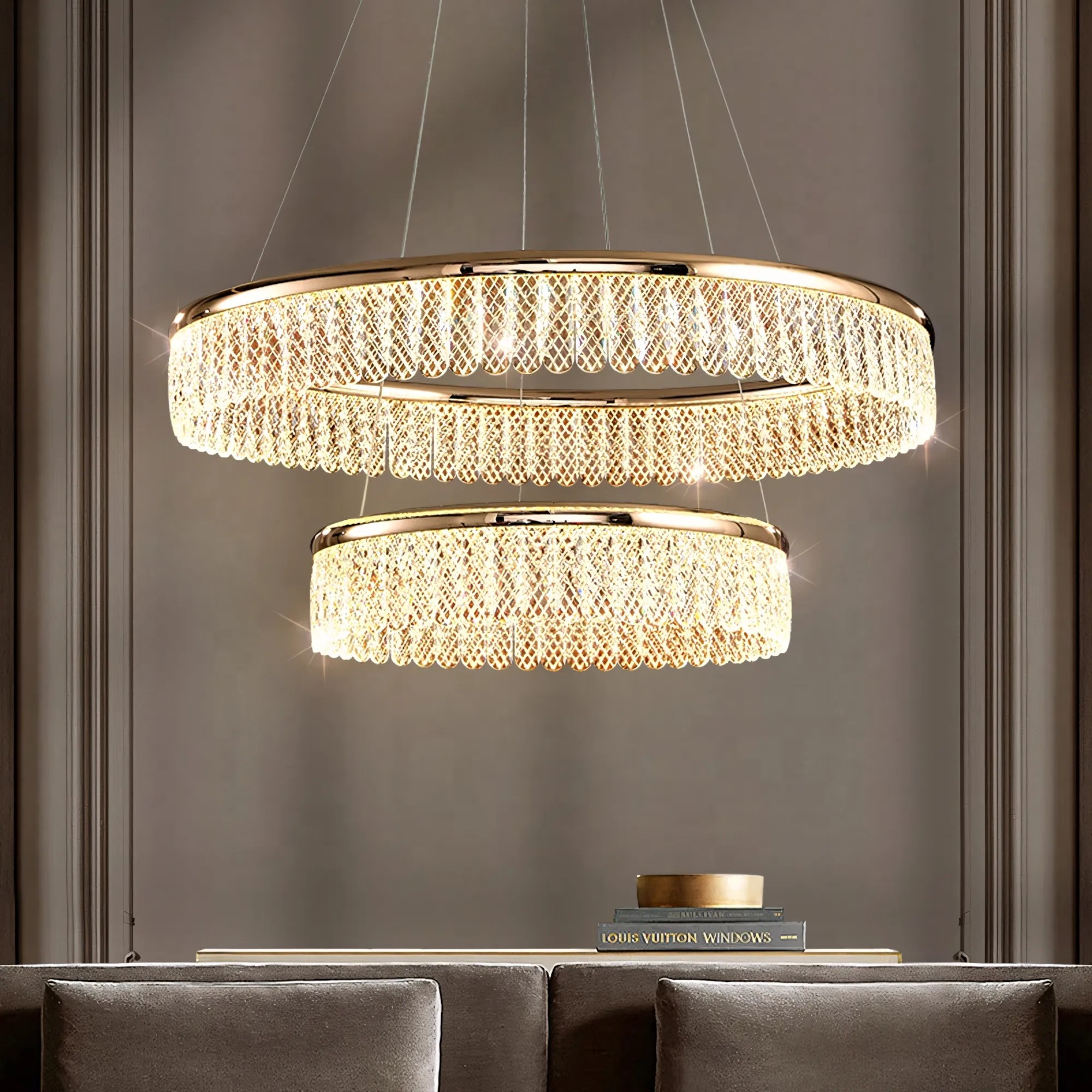 Lubinis šviestuvas Toolight Šviestuvas Led App1750-cp Gold aprašymas - Prekės nuotrauka