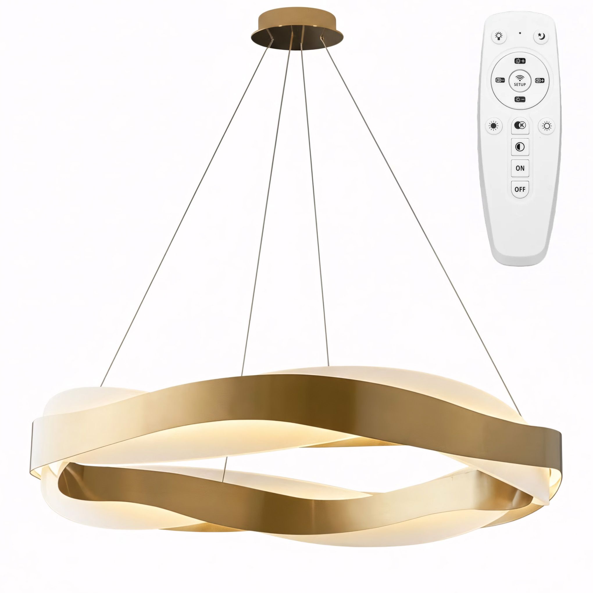 Lubinis šviestuvas Toolight Šviestuvas Led App1802-cp 120 Cm Gold aprašymas - Prekės nuotrauka