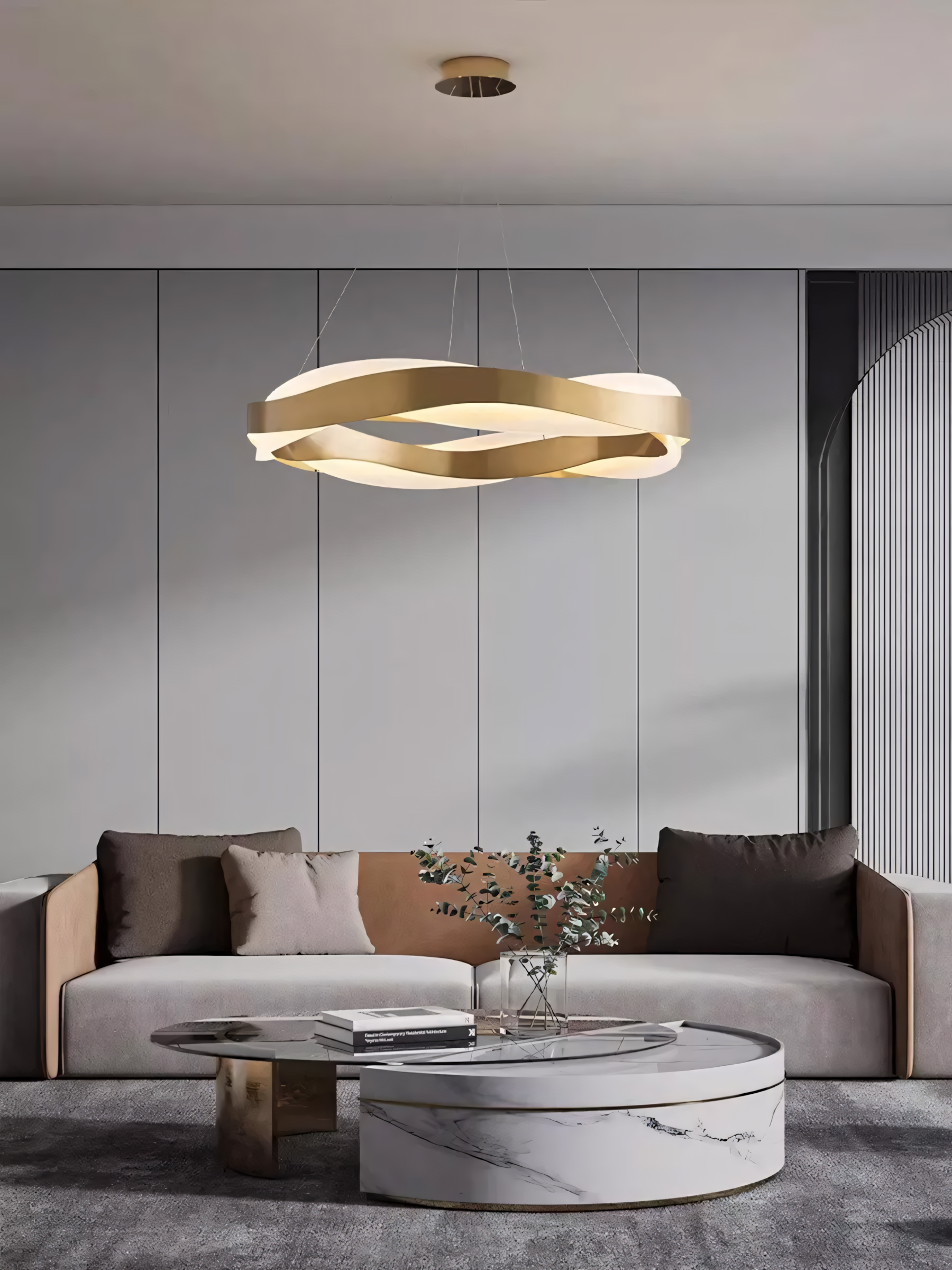 Lubinis šviestuvas Toolight Šviestuvas Led App1802-cp 120 Cm Gold aprašymas - Prekės nuotrauka