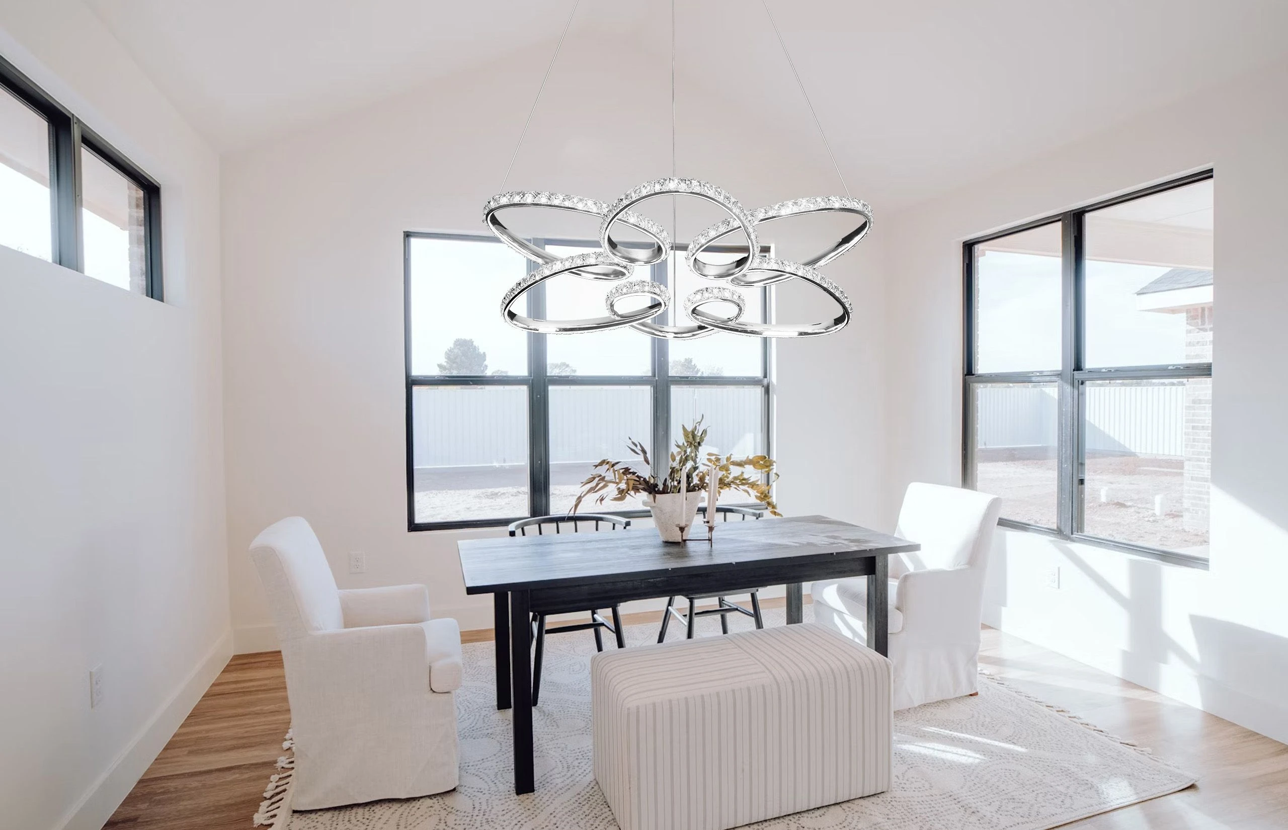 Lubinis šviestuvas Toolight Šviestuvas LED G002-CP CHROME aprašymas - Prekės nuotrauka
