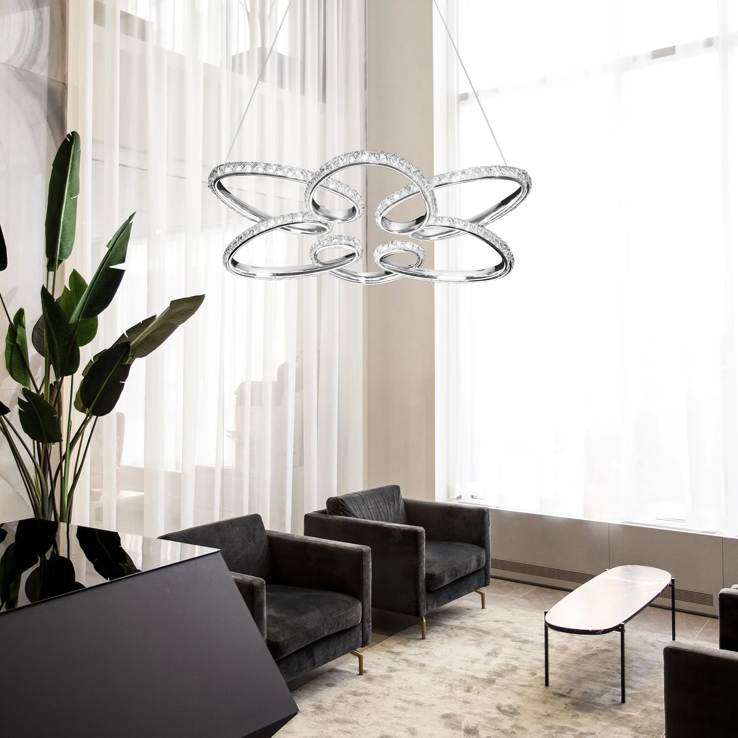 Lubinis šviestuvas Toolight Šviestuvas LED G002-CP CHROME aprašymas - Prekės nuotrauka