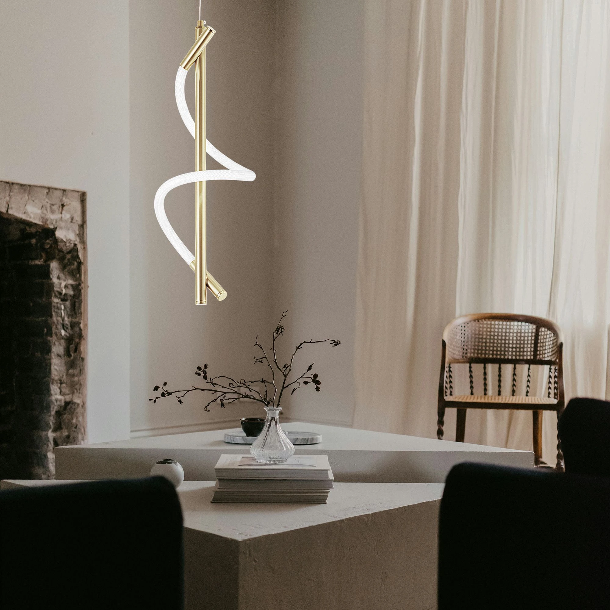 Lubinis šviestuvas Toolight Šviestuvas LED G015-CP Gold aprašymas - Prekės nuotrauka