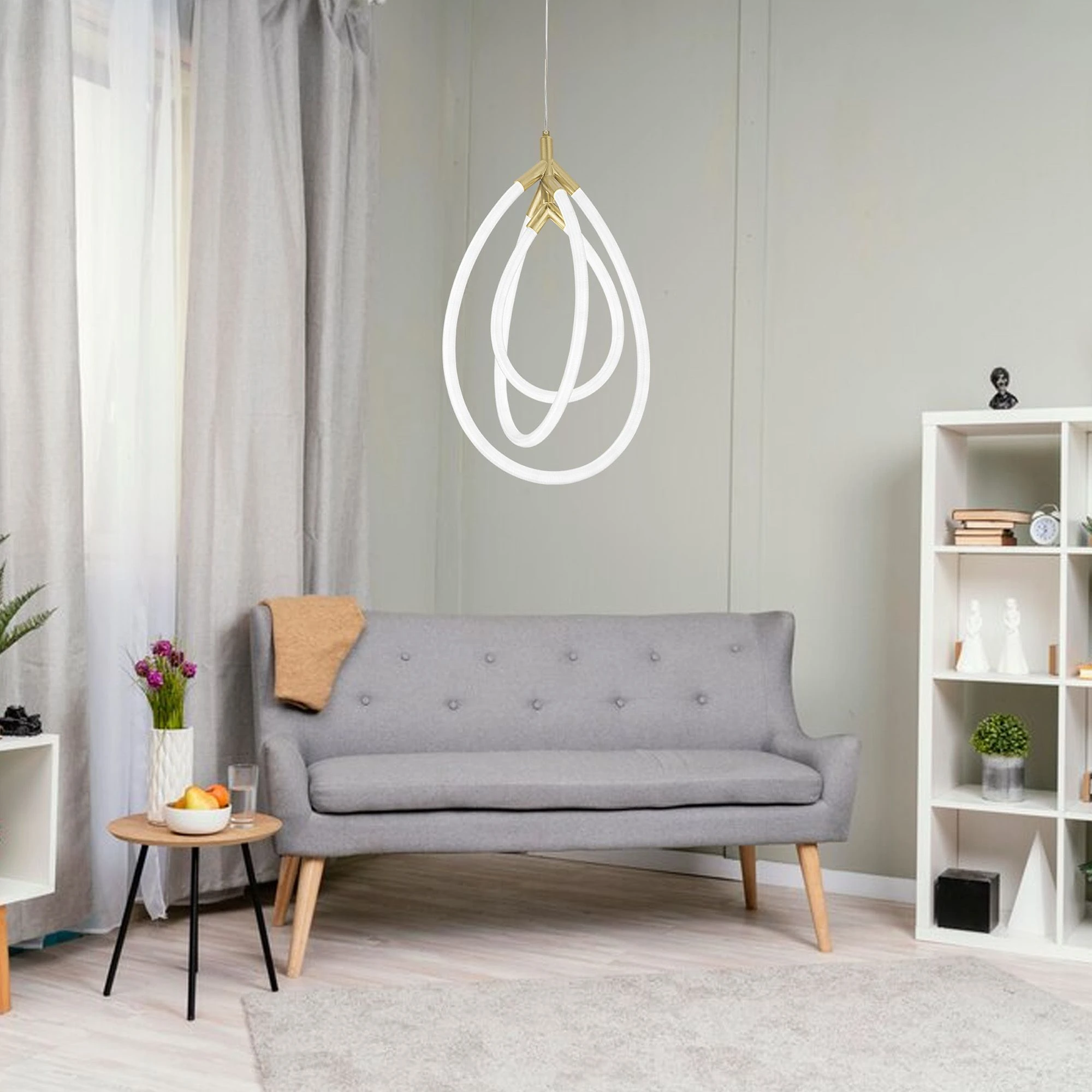Lubinis šviestuvas Toolight Šviestuvas LED G018-CP Gold aprašymas - Prekės nuotrauka