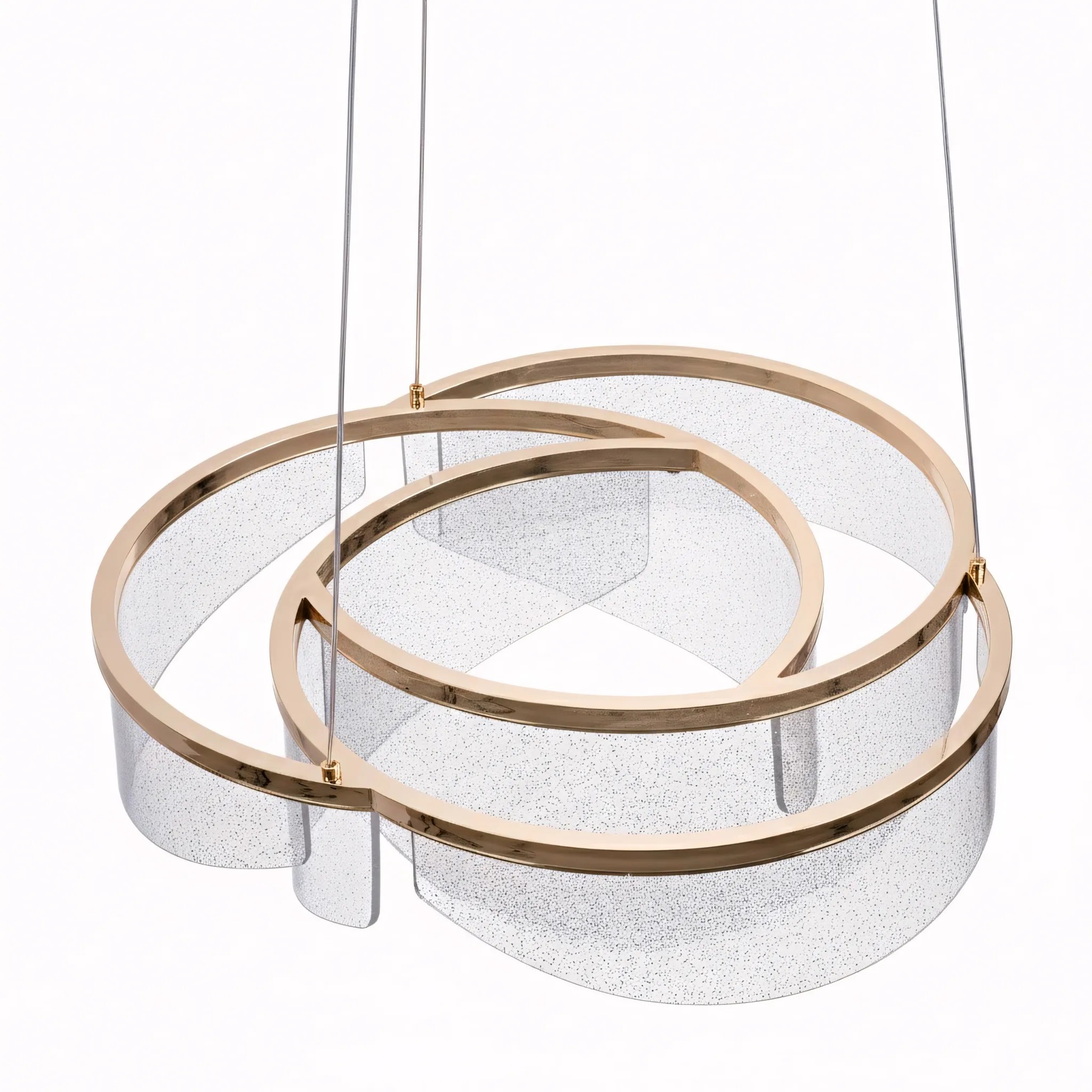 Pakabinamas šviestuvas Toolight Šviestuvas LED G138-CP 50cm Gold aprašymas - Prekės nuotrauka