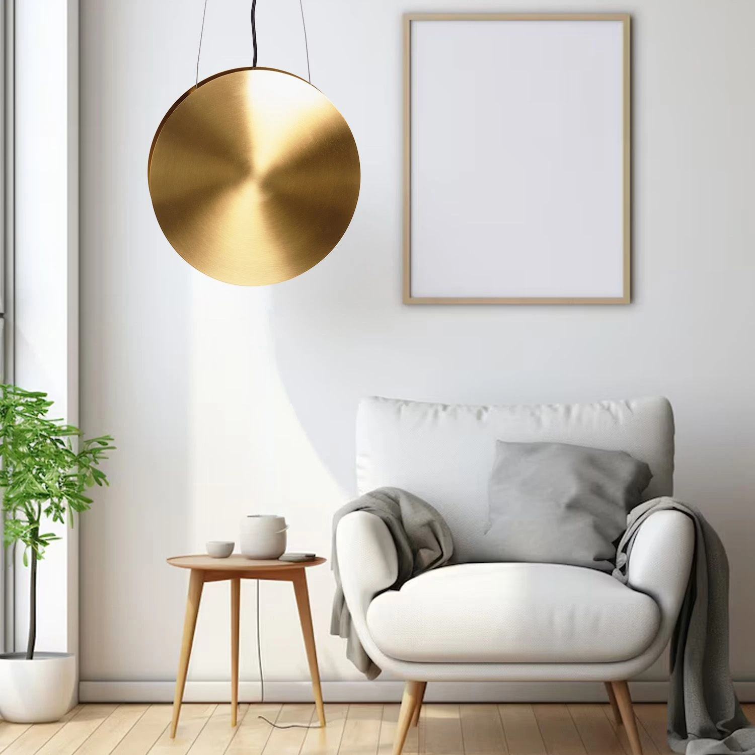 Pakabinamas šviestuvas Toolight šviestuvas LED Gold APP1377-CP aprašymas - Prekės nuotrauka