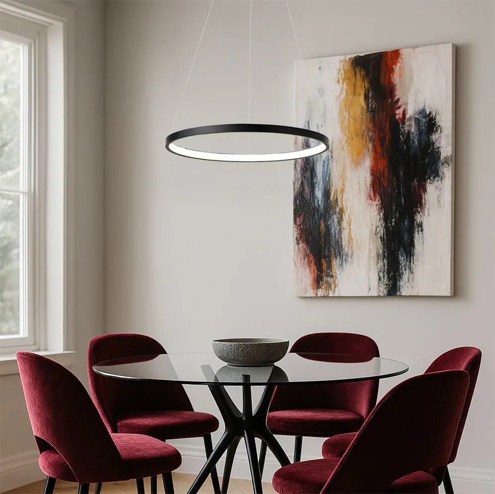 Pakabinamas šviestuvas Toolight šviestuvas LED LHJ011-CP 40cm Juodas aprašymas - Prekės nuotrauka