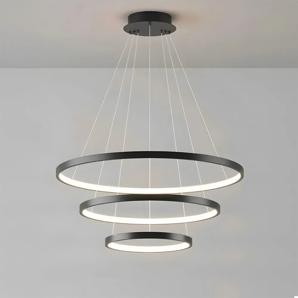 Pakabinamas šviestuvas Toolight šviestuvas LED LHJ013-CP3 Juodas aprašymas - Prekės nuotrauka