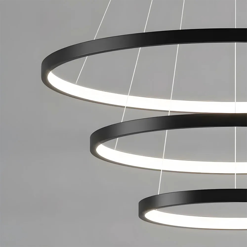 Pakabinamas šviestuvas Toolight šviestuvas LED LHJ013-CP3 Juodas aprašymas - Prekės nuotrauka