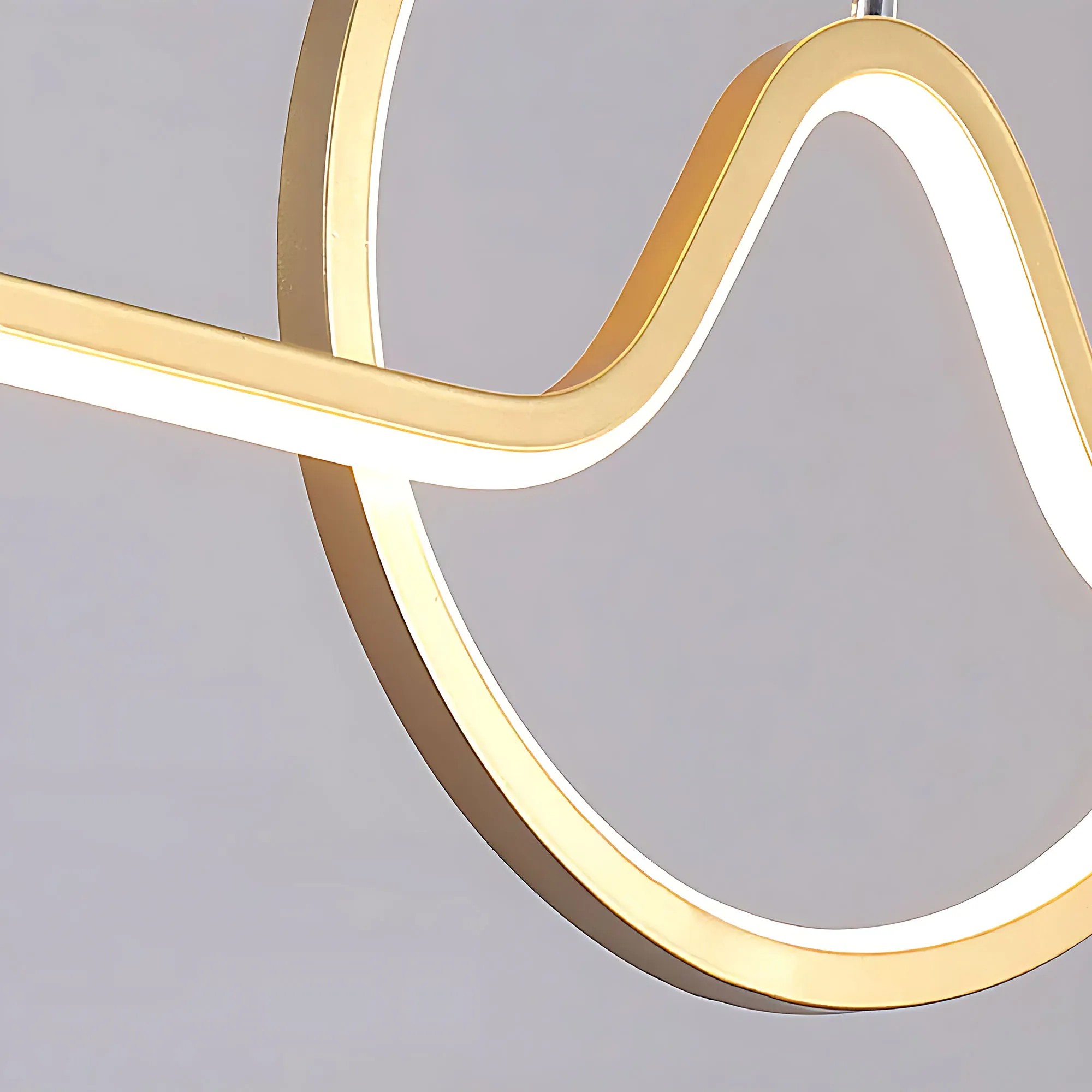 Pakabinamas šviestuvas Toolight šviestuvas LED LHJ022-CP 120 cm GOLD aprašymas - Prekės nuotrauka