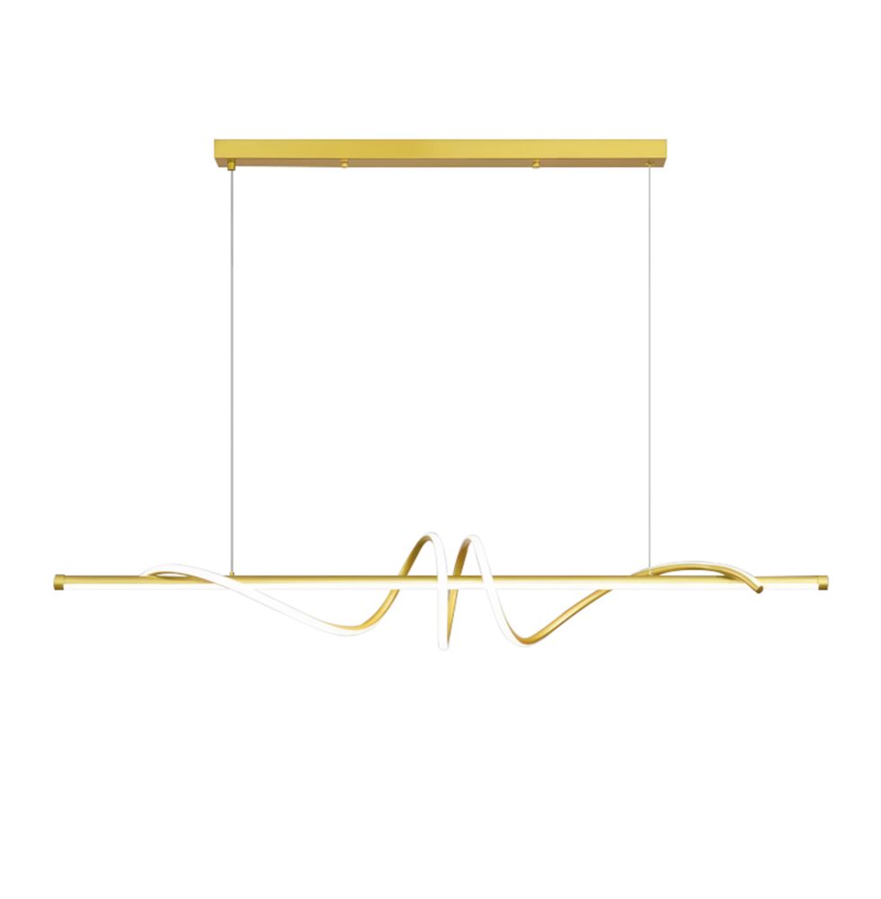Lubinis šviestuvas Toolight Šviestuvas Led Lhj024-cp 120 Cm Gold aprašymas - Prekės nuotrauka